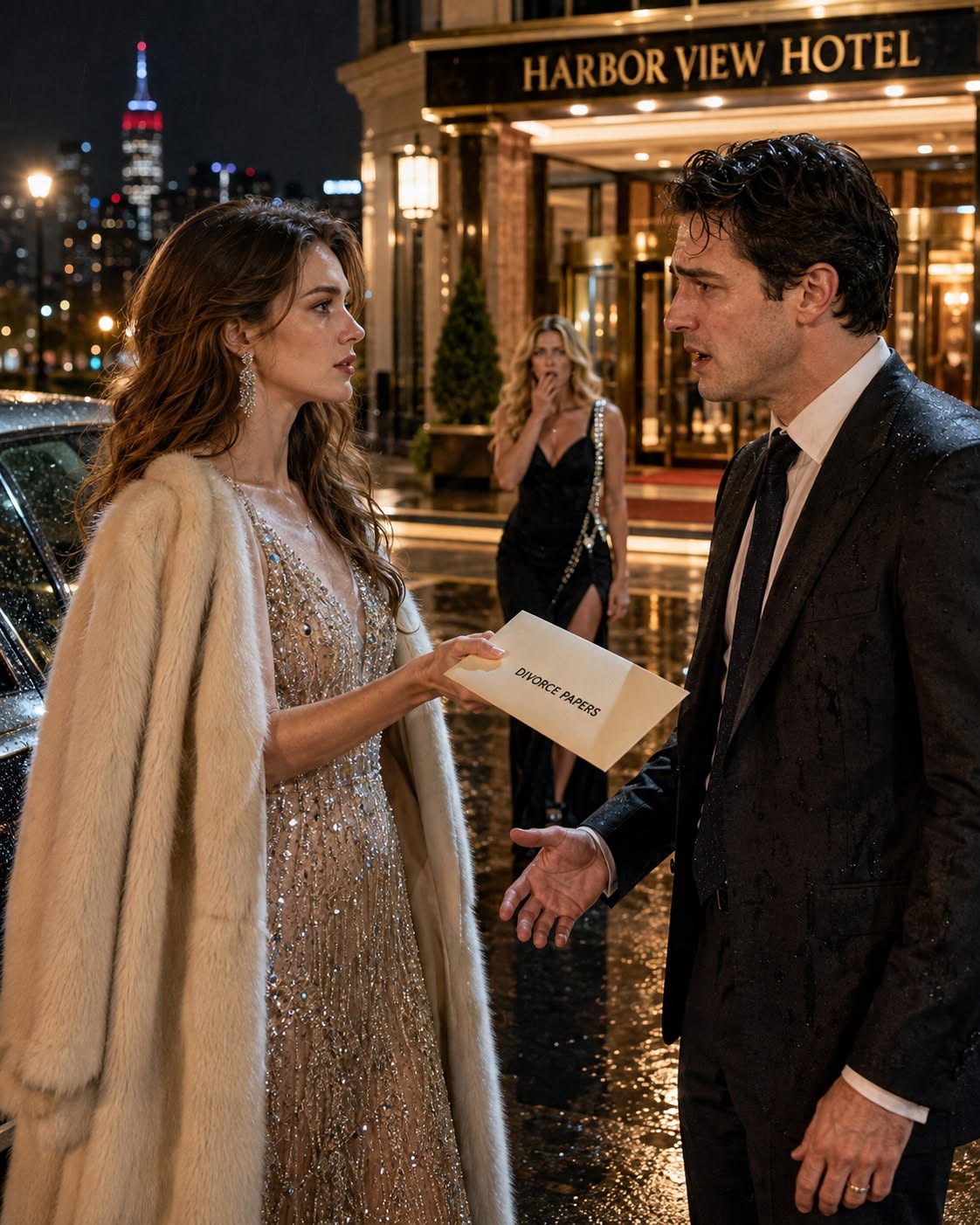 I CAUGHT MY HUSBAND LEAVING A LUXURY HOTEL AFTER LYING ABOUT OVERTIME—THEN THE DIVORCE PAPERS EXPOSED THE SECRET HE NEVER EXPECTED