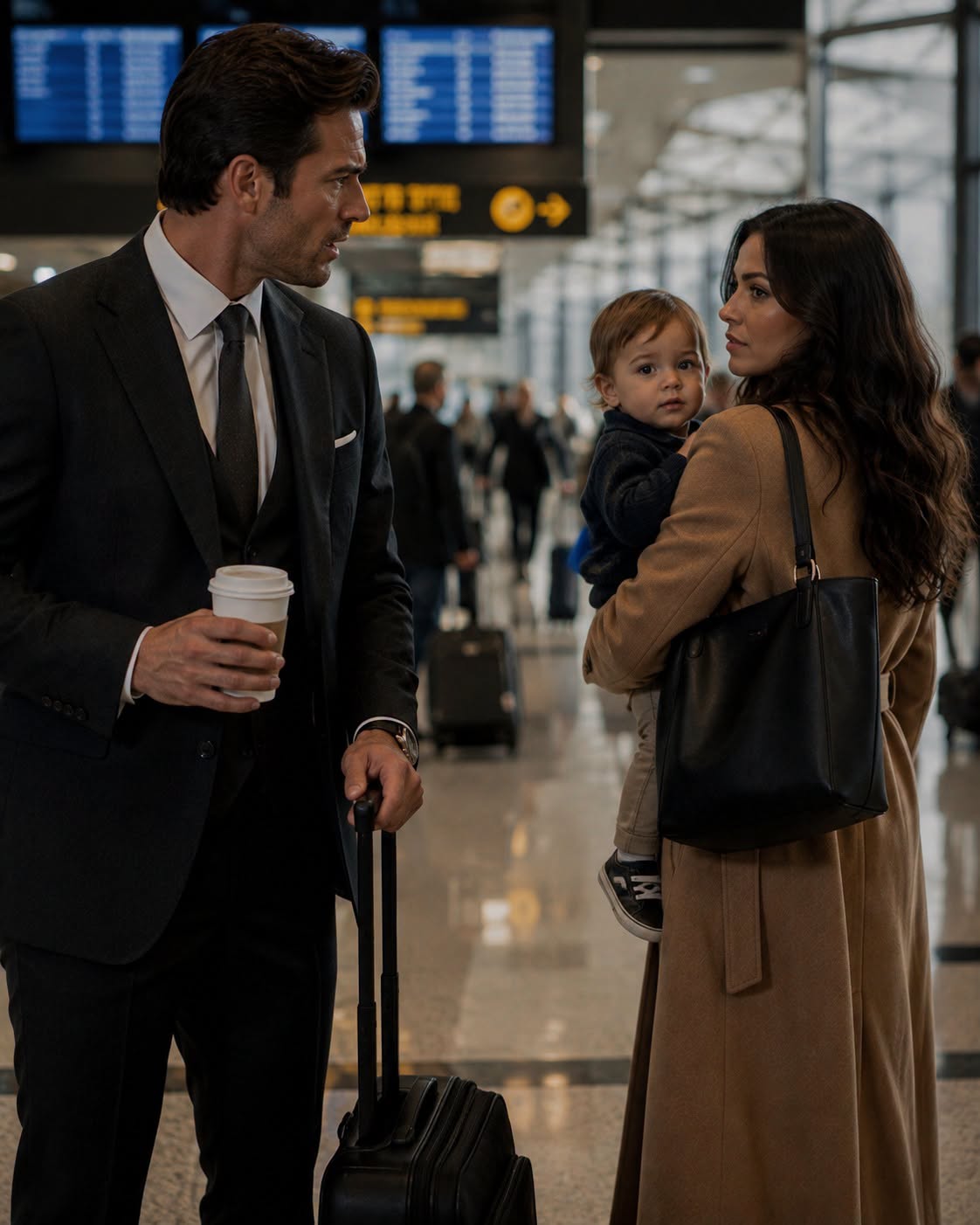 He Saw His Ex-Wife at the Airport With a Baby Who Had His Eyes—Then She Said, ‘You Ignored My Letter for 21 Months