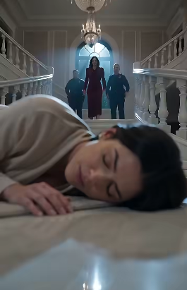 She Pushed Her Pregnant Sister-in-Law Down the Marble Stairs to Steal the $100M Estate... But When the 'Unconscious' Wife Whispered into Her Cardigan, the Entire Trap Reversed!