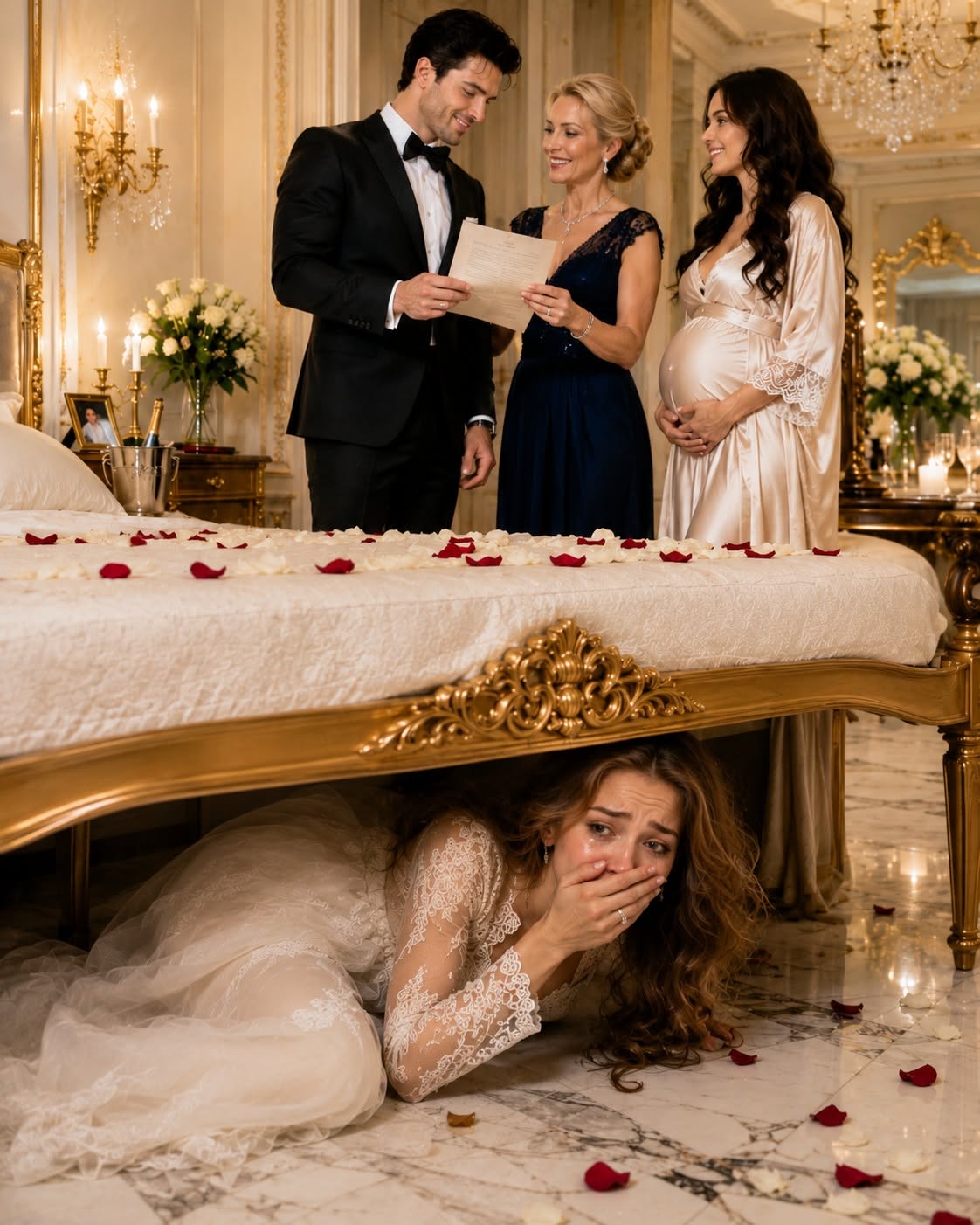 I Hid Under the Hotel Bed on My Wedding Night—Then Heard My Husband Plotting to Replace Me With His Pregnant Mistress