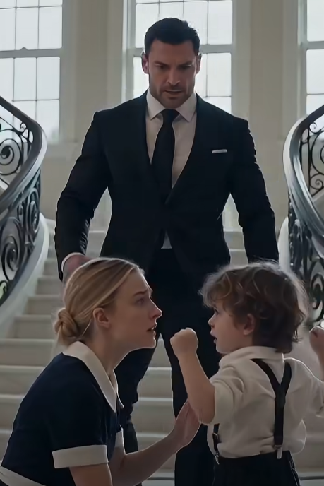 THE BILLIONAIRE'S TRAUMATIZED SON DREW BLOOD FROM EVERY NANNY—UNTIL A BROKE MAID HEARD THE SECRET HE WAS SCREAMING IN SILENCE