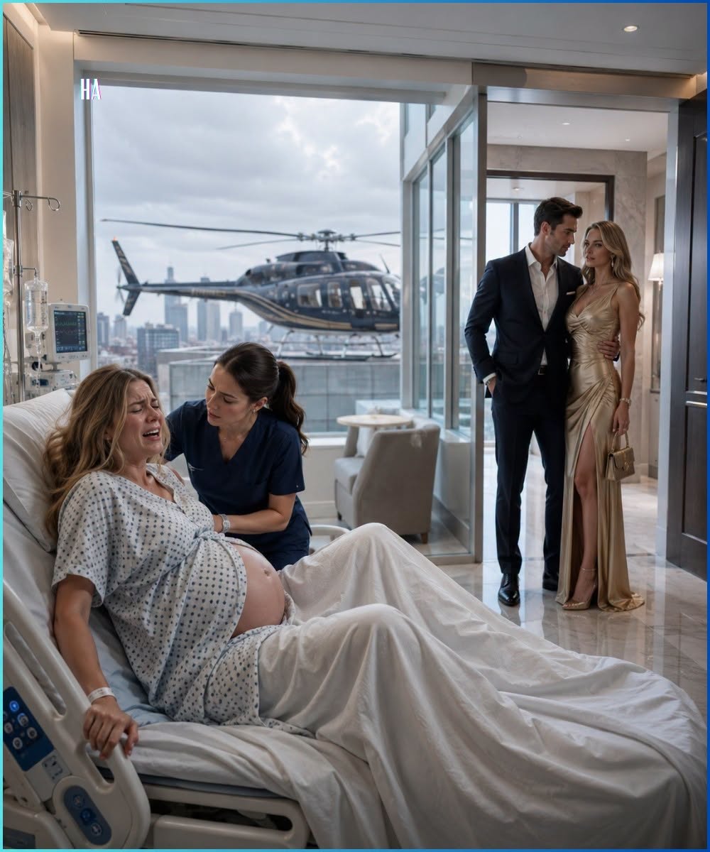 Her CEO Husband Chose His Mistress While She Labored Alone—Then a Helicopter Landed on the Hospital Roof and Exposed Who She Really Was