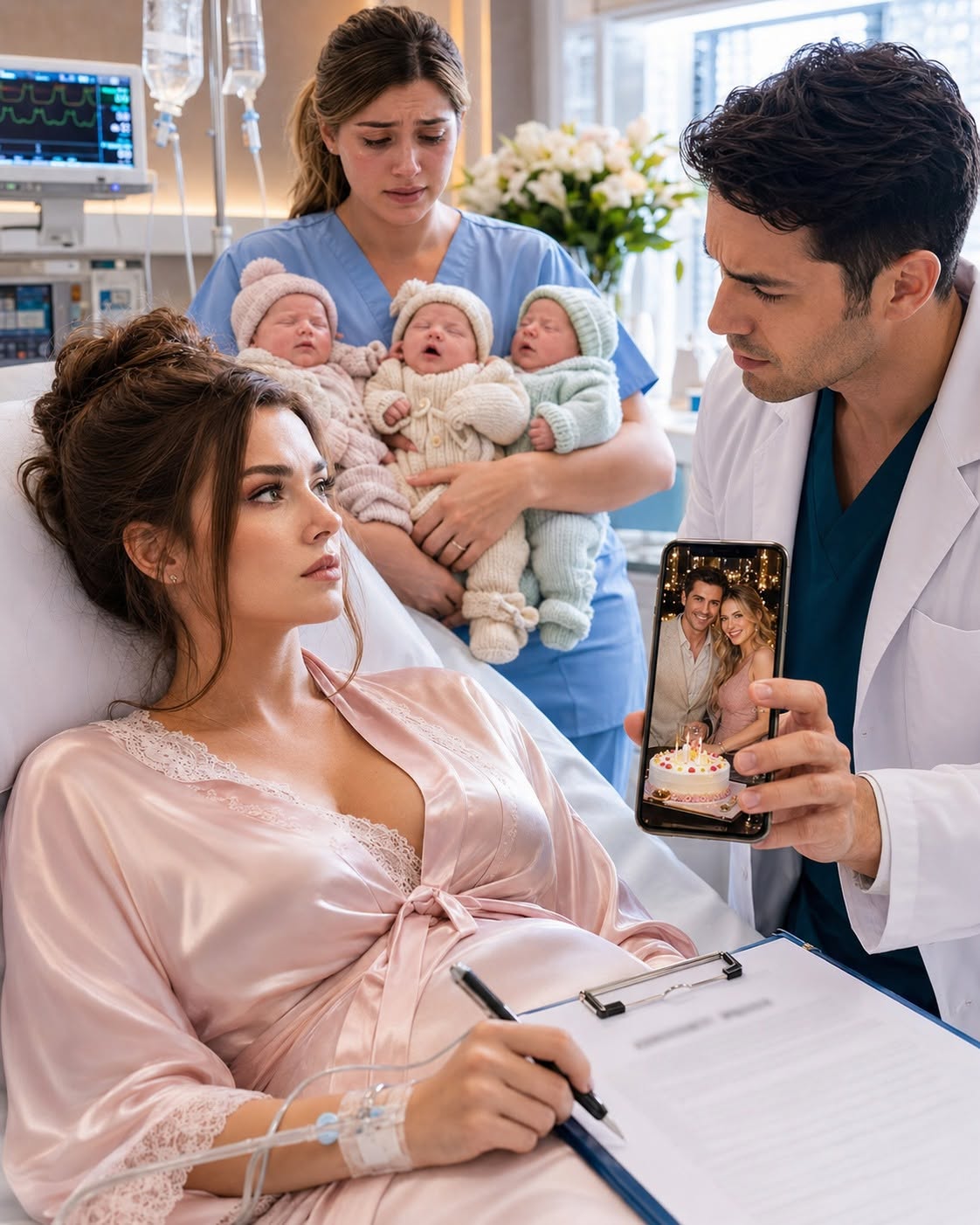 My Husband Missed the Birth of Our Triplets for His Ex—But He Never Expected What I Did Next