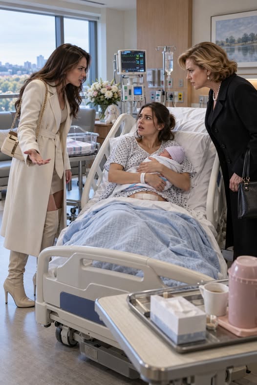 My Mother Demanded My Credit Card Hours After My C-Section—Then She Reached for My Newborn and the Man She Lied About for Seventeen Years Walked In
