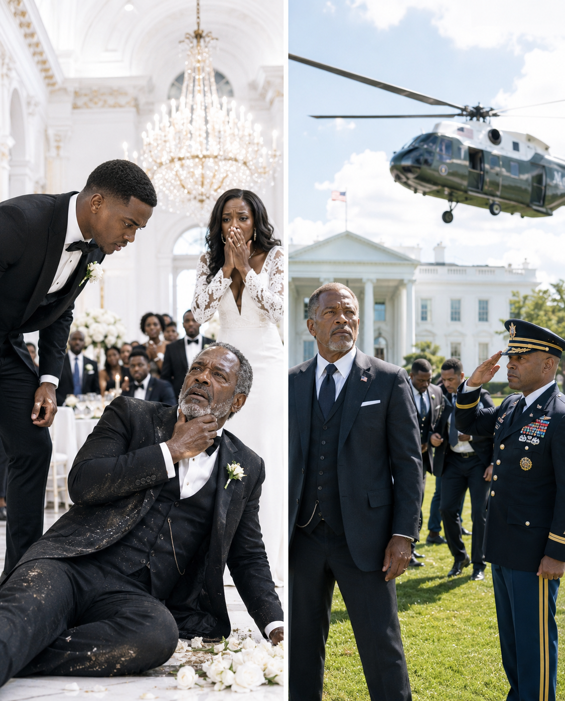 At my daughter’s wedding, my new son-in-law sl:apped me so hard I fell into the floral arrangements. “Give me the farm’s deed, old man, or I’ll ruin her,”At my daughter’s wedding, my new son-in-law sl:apped me so hard I fell into the floral arrangements. “Give me the farm’s deed, old man, or I’ll ruin her,”