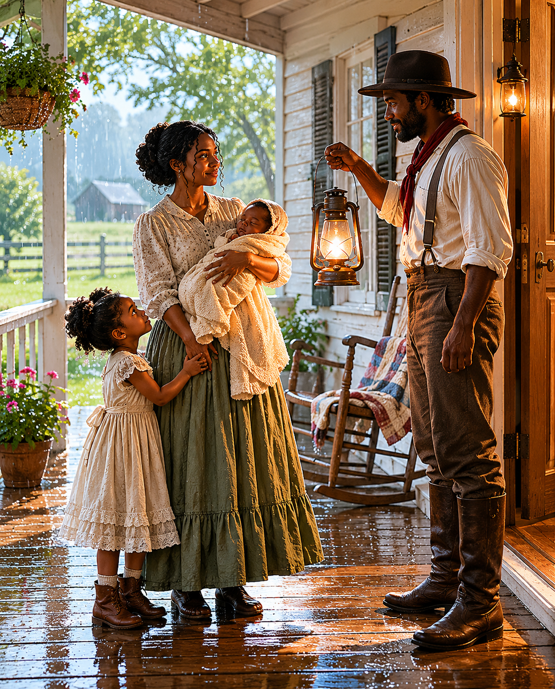 —It’s raining and we have nowhere to sleep, sir,” the mother said… And what the farmer said made her cry.
