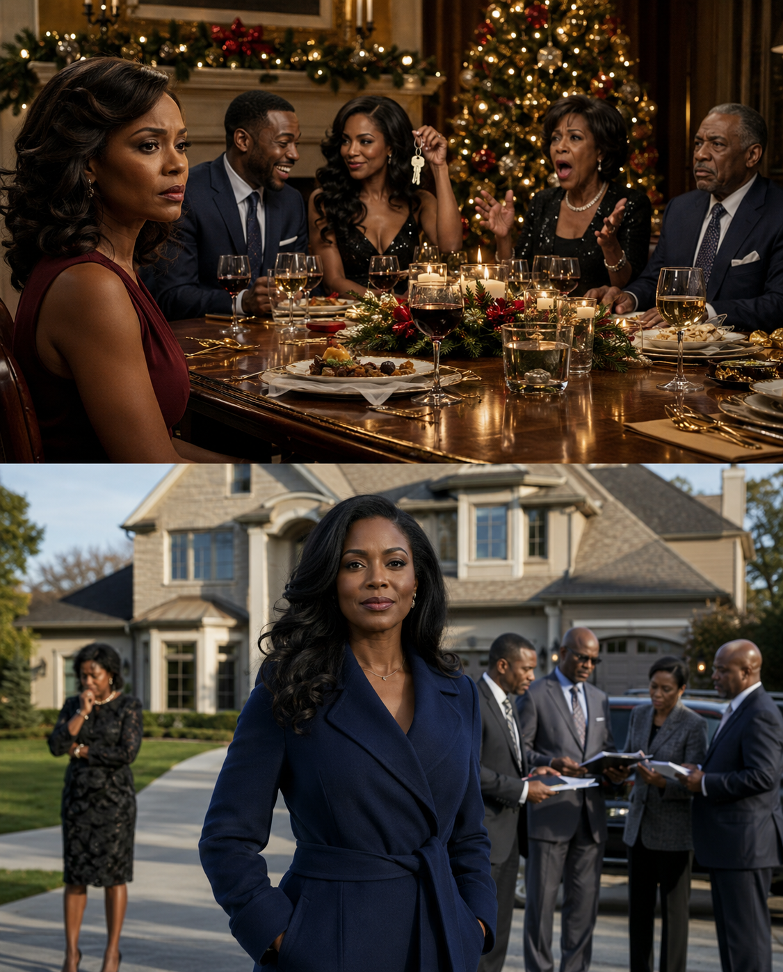 My mother lifted her wineglass at Christmas dinner and smiled like she was offering a blessing. “Your sister bought a house, Anna. When will you finally settle down?” Everyone laughed—until I looked at the house keys in Claire’s hand and recognized