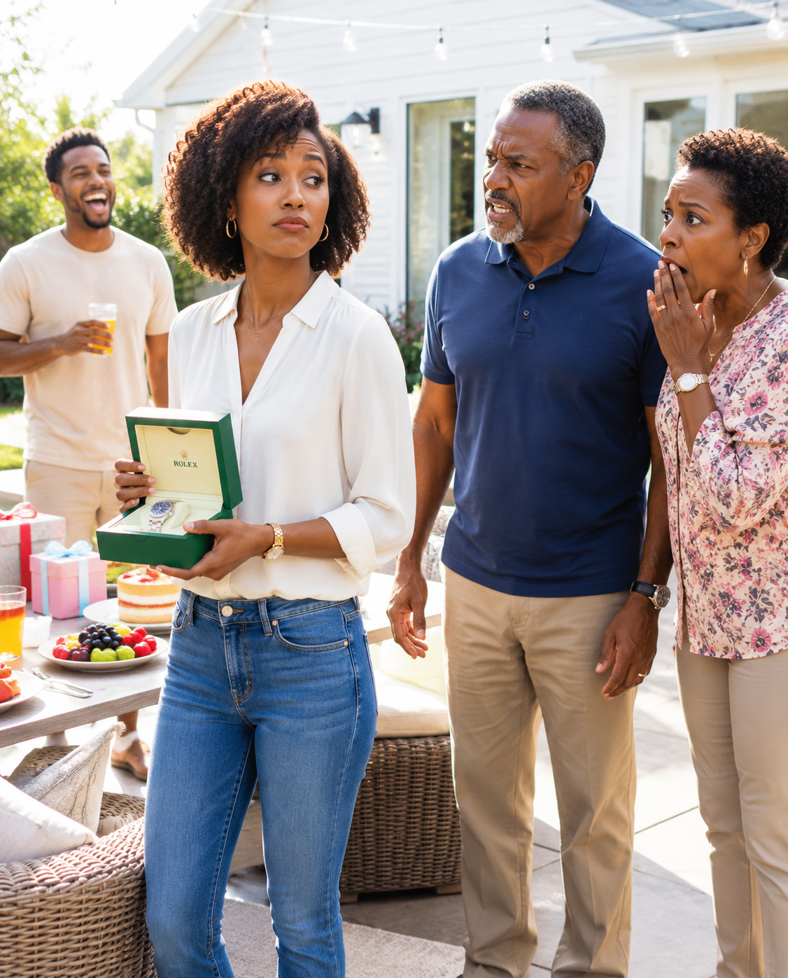 At my dad’s retirement BBQ, I gave him a $10,000 Rolex. He smirked, “You’re still my disappointment.”