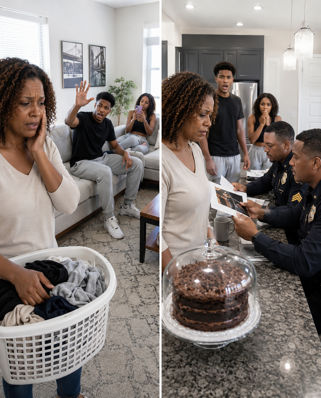 When my son sl:apped me for interrupting his video game, I just lowered my head and walked to the kitchen. I spent three hours baking his favorite triple-chocolate cake