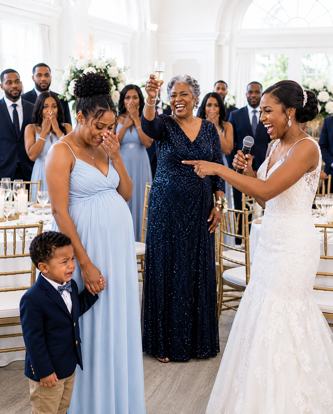 My Sister Called Me “The Single Mom Nobody Wanted” at Her Wedding—Then the Groom Took the Mic and Canceled Everything in Front of 200 Guests . new