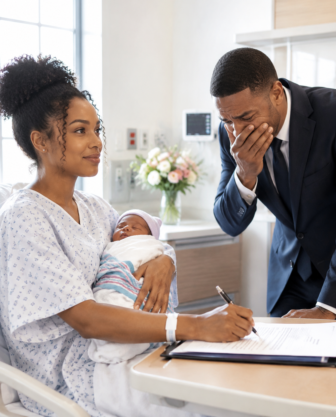 He Sent Divorce Papers While His Wife Was in Labor—Then She Signed Them in Front of America and Took Everything He Loved