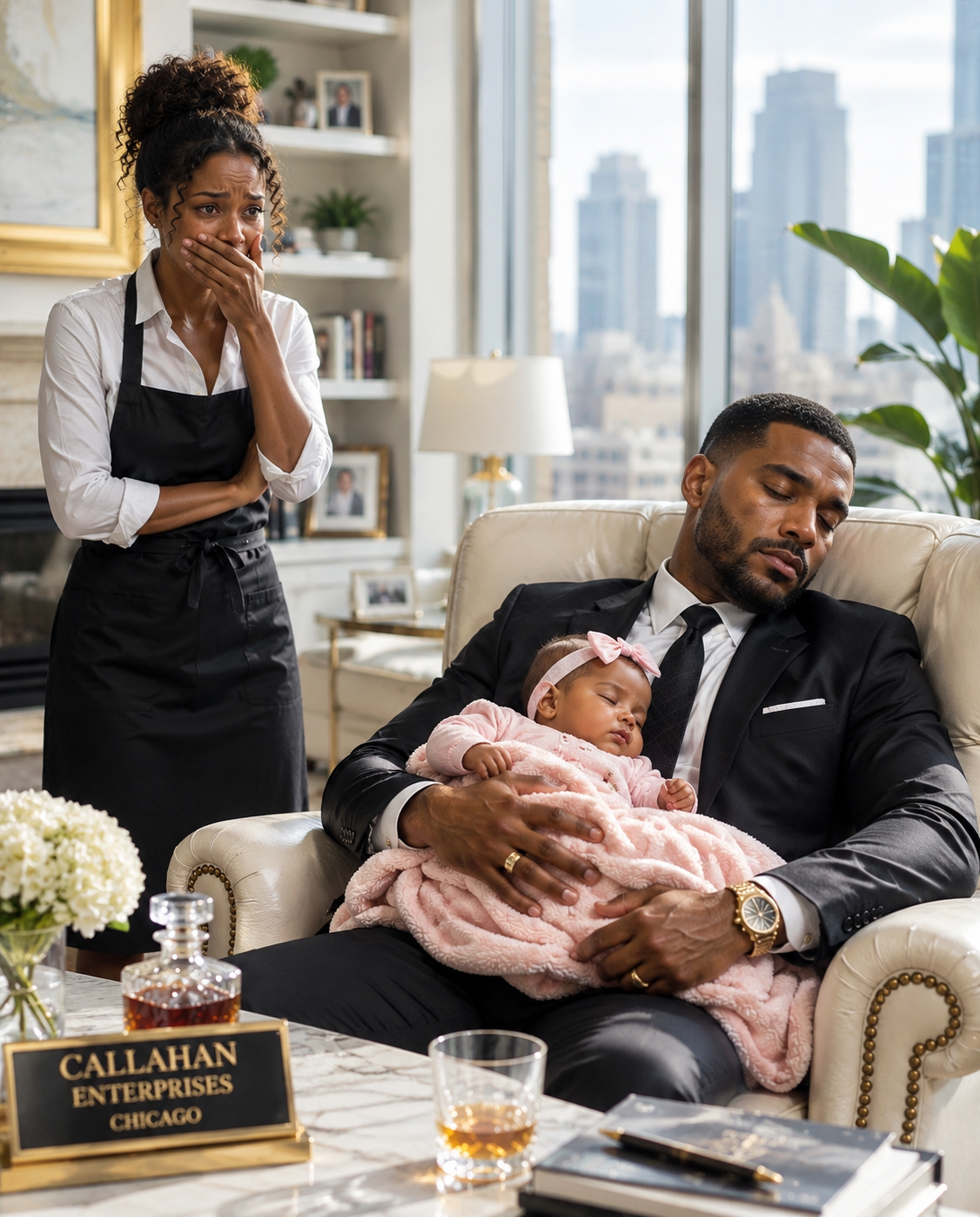 A waitress brings her child to work — she thinks she’s going to be fired, but the mafia boss is taking a nap… and then she discovers the most terrifying man in Chicago fast asleep, cradling her daughter in his arms 005