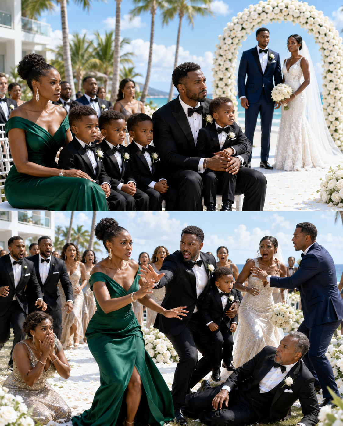 My ex-husband left me because I “couldn’t give him a child,” then had the nerve to invite me to his wedding just to humiliate me. “You have to come,” he sneered. “She’s already pregnant. She’s not like you.” So I showed up smiling—with my billionaire husband and our triplets. But when the truth about his infertility and his bride’s unborn baby exploded in front of everyone, the wedding turned into a nightmare no one saw coming…