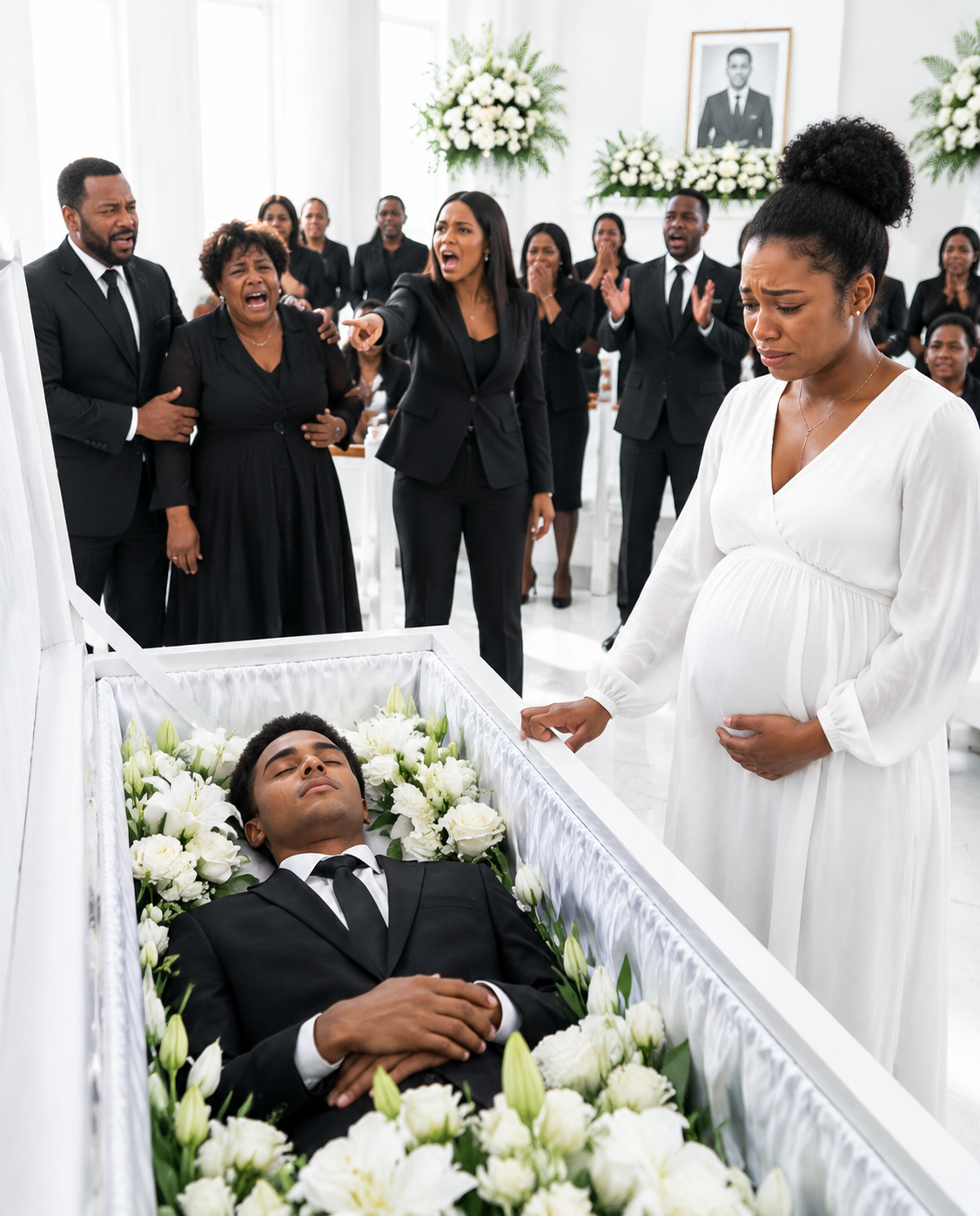 My Husband Hadn’t Even Been Buried Yet, and My Mother-in-Law Was Already Demanding the Keys to Our Home. “Pack Your Bags, Incubator,” She Sneered, Throwing a Fake Paternity Test onto His Coffin.