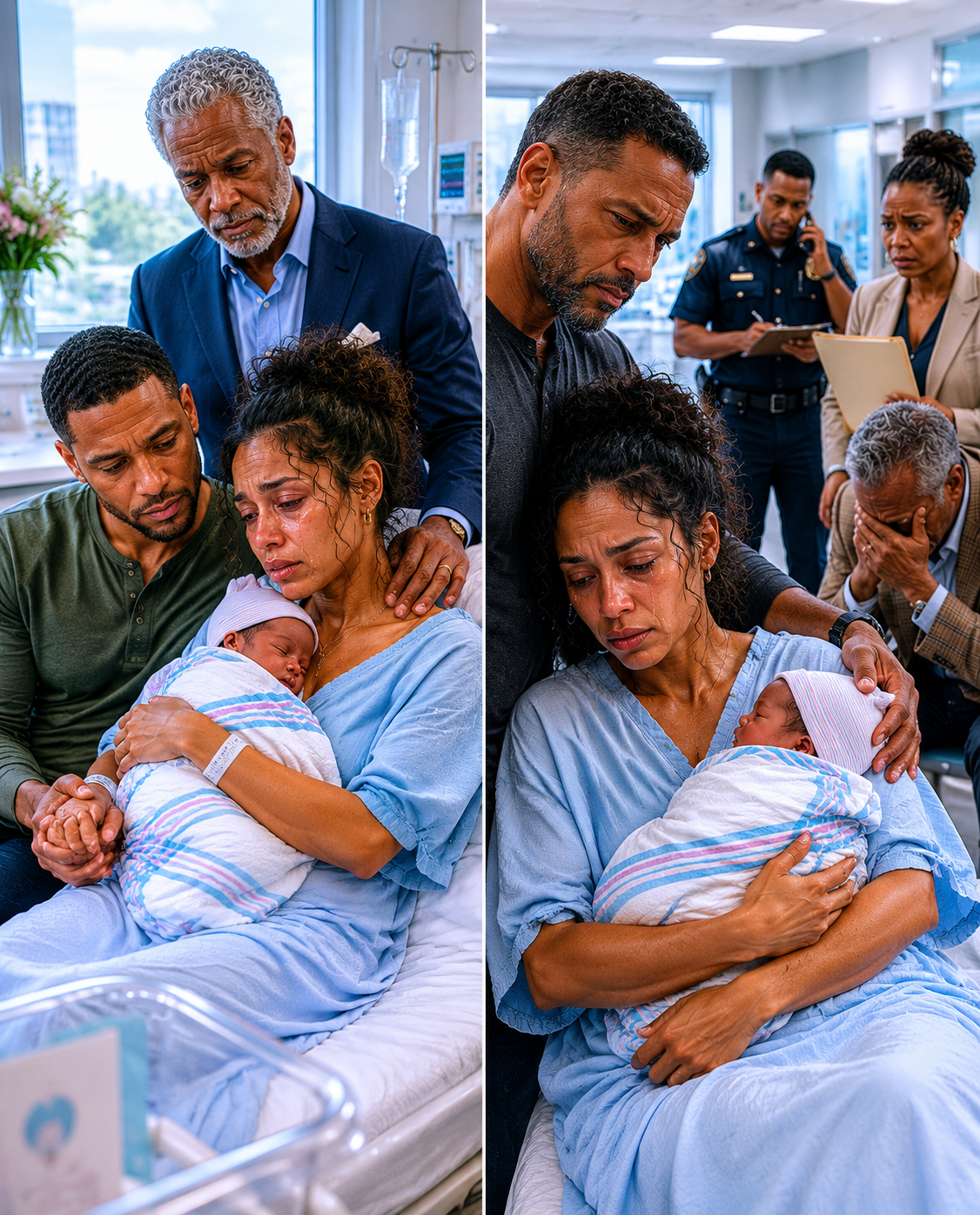 I held my newborn as my uncle entered and saw the marks on my neck. My husband smirked, “Just showing her who’s boss.” Then my uncle removed his hearing aids—and my father-in-law recognized his old military tattoo, turning pale with fear.