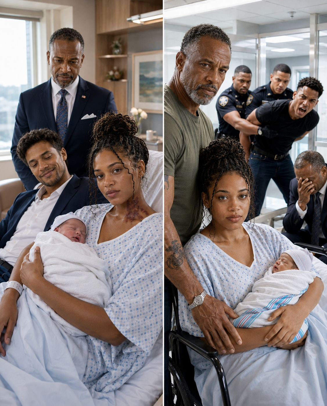 I was holding my newborn when my uncle walked into the hospital room and saw the dark handprints on my neck. My husband leaned back in his chair and smirked. “Just showing her who the boss of this new family is.”