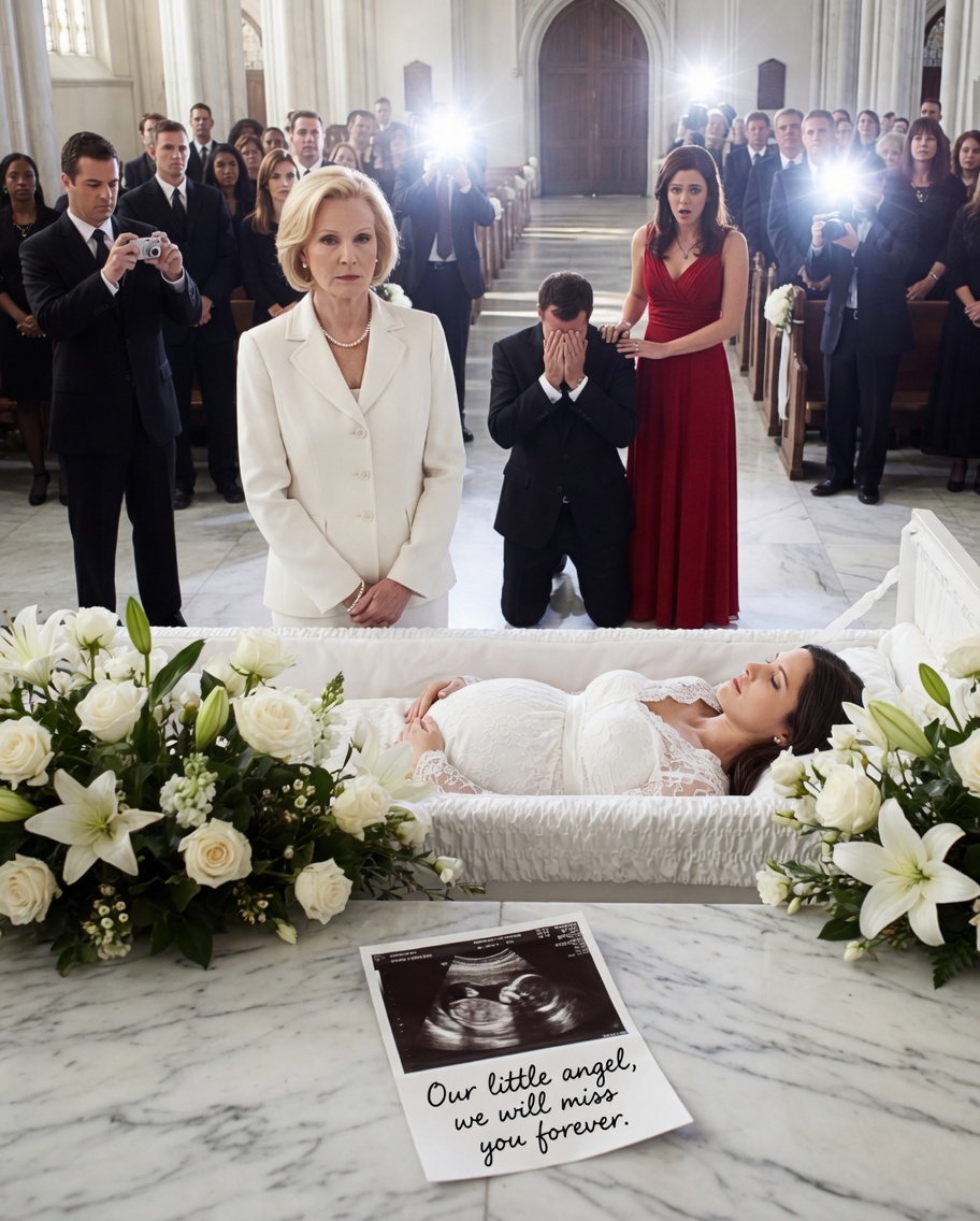 My pregnant daughter was in a coffin—and her husband showed up like it was a celebration.