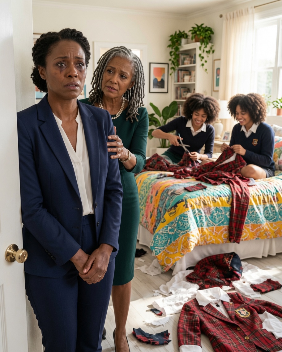 My wicked stepmother physically pinned me down while her daughters shredded my professional wardrobe with scissors, expecting to humiliate me into submission. I stopped struggling and quietly memorized their cruelty, letting them completely forget that my father’s will just made me the sole owner of their $28 million company…