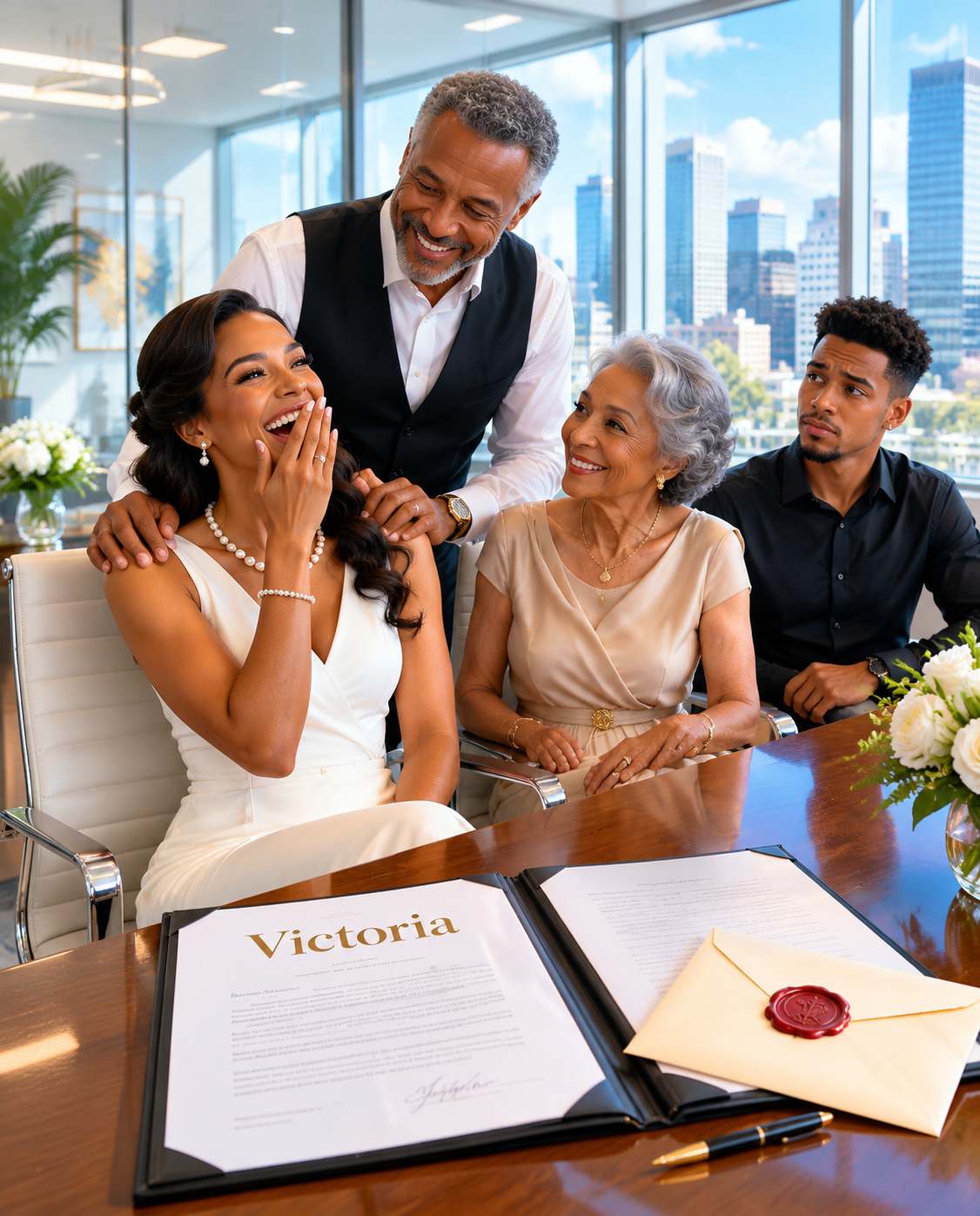 While the whole family celebrated my sister inheriting 6.9 million dollars, they tossed a single dollar into my hand and coldly told me, “Go earn your own living.”
