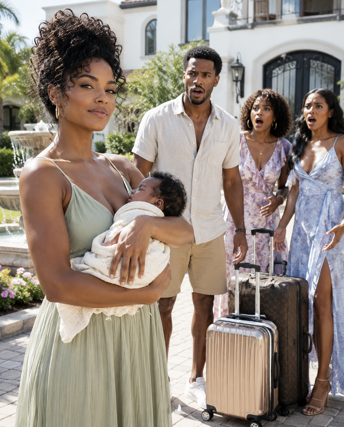 After I gave birth and came home, my husband changed the house’s passcode and went on vacation with his family. So, I quietly sold the house and left. They came back to no home, ending up on the streets!