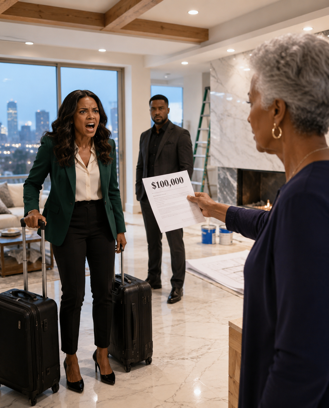While I was away on a work trip, my Mother-in-law changed our house into two parts. She asked me to pay $100k for the changes. I said, ‘Huh? But I’m not married.’ She replied, ‘Huh?’ The surprising truth came out, and her face went pale.