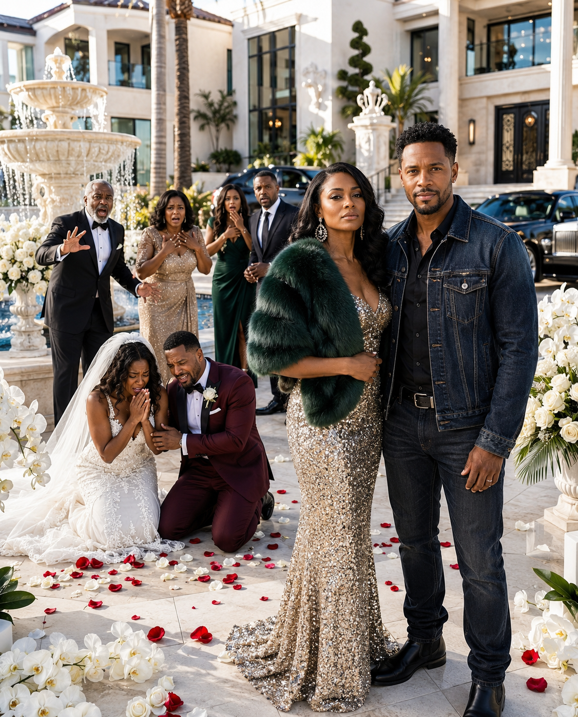 I thought my parents canceled my engagement party because money was tight. Then I saw the same venue booked for my sister’s birthday. At family brunch, I placed the folder on the table and said, “Before you explain, you should know who my fiancé really is.” My mother stopped smiling. My father’s face went pale. And what happened next exposed the lie they buried for years.