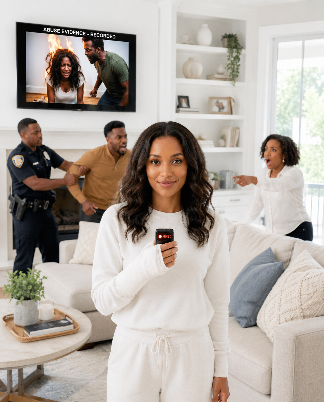 My husband shoved my hand onto the scorching stove because the steak was “too done.” As I crawled through broken glass in agony, my mother-in-law pulled out her phone to record me, laughing, “She needs to learn her place.” My father-in-law simply raised the volume on the television. They thought I was desperately scrambling beneath the kitchen cabinets to find my lost wedding ring. They didn’t know my fingers were actually brushing against a secret that was about to turn this private nightmare into the absolute destruction of his entire empire.
