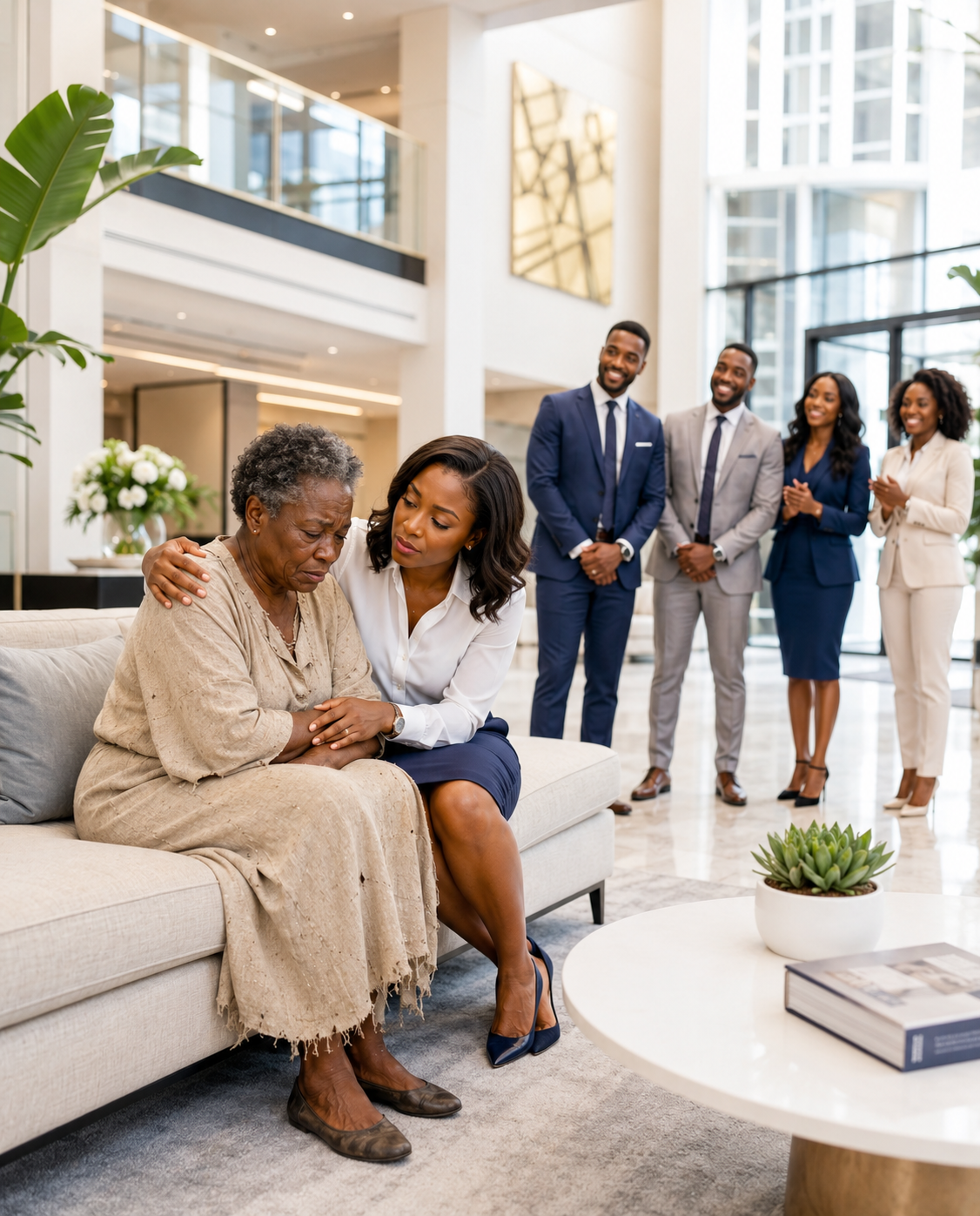 Kind Lady Helps An Old Woman Being Insulted, Unaware She Is The CEO’s Mother