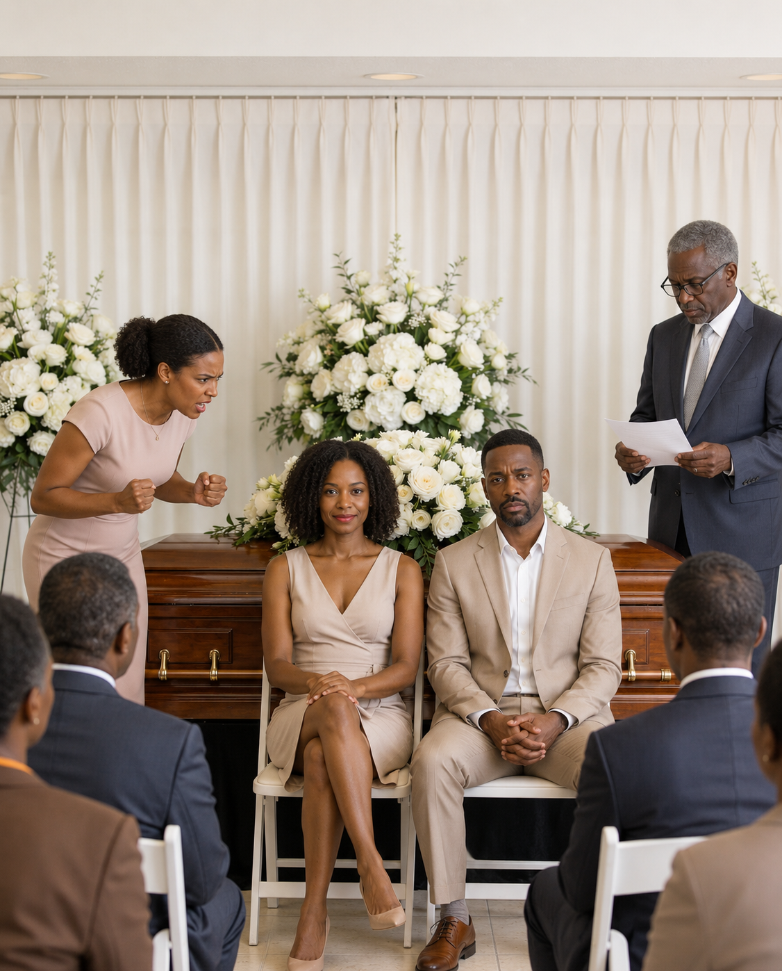 My Husband’s Mistress Wore My Missing Versace Dress To My Father’s Funeral. Sat In The Family Row. Held My Husband’s Hand. “I’m Practically Family Now,” She Announced. The Lawyer Began Reading The Will: “To My Daughter Diane, Who Called Me Yesterday About Her Husband’s Affair…” My Husband Went Pale. The Mistress Rained.