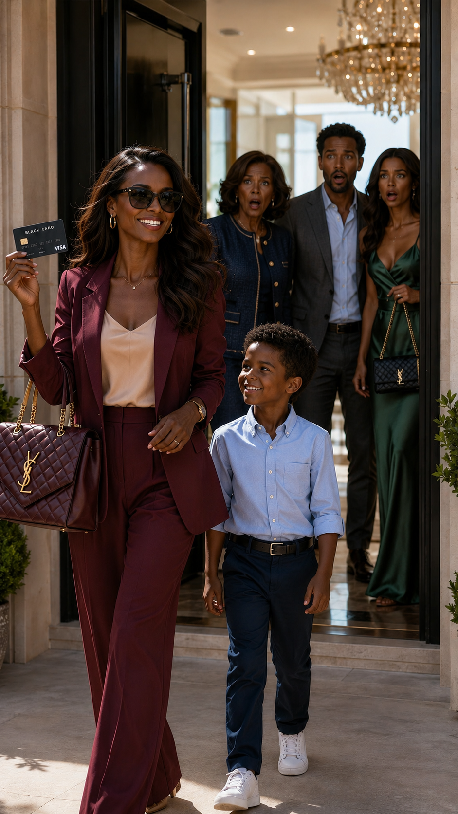 “Your Card Was Declined,” the Cashier Said to His Mother at a Luxury Boutique One Day After the Divorce — Unaware the Woman They Had Treated Like an ATM Had Finally Closed Every Account