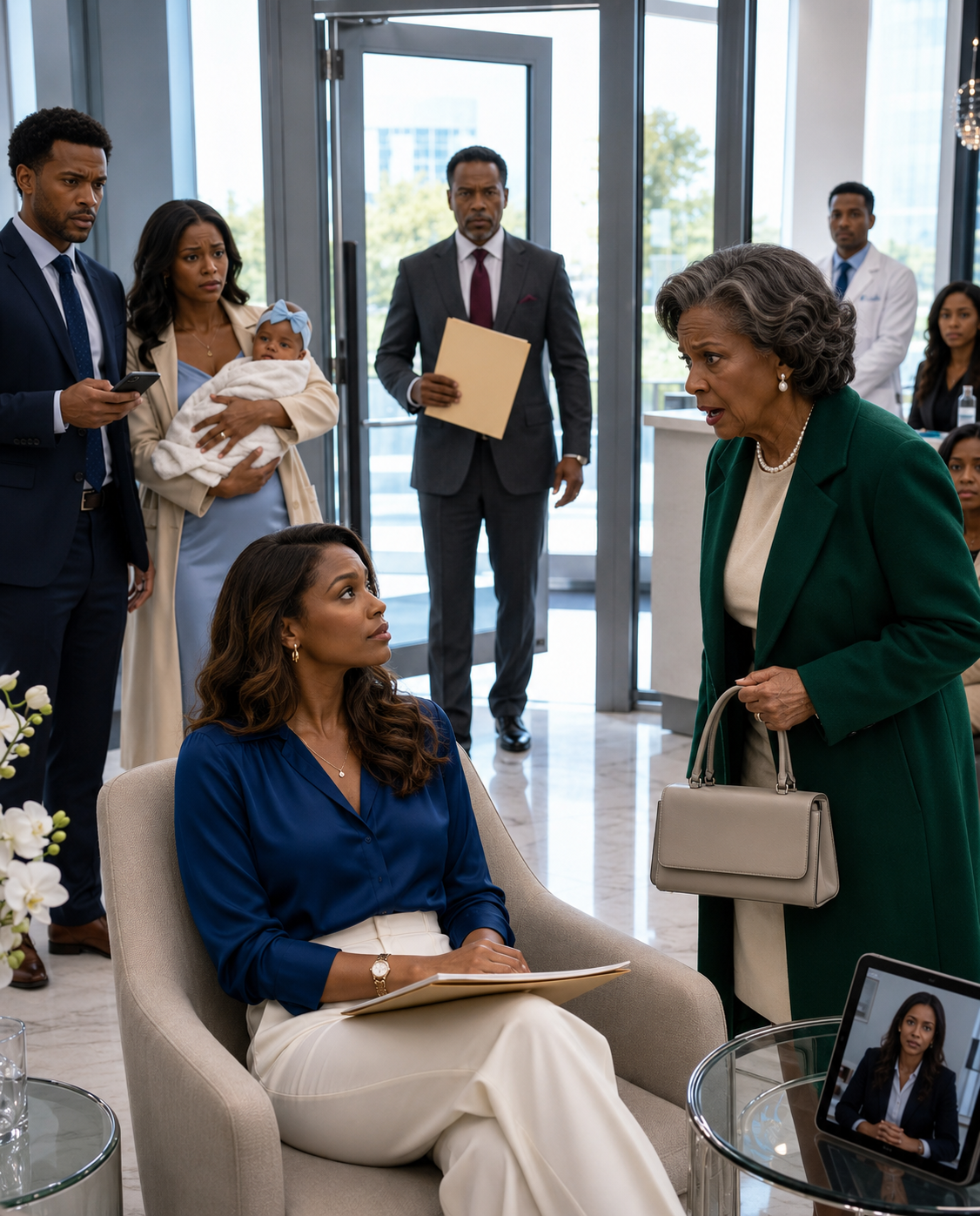One Year After My Divorce, My Former Mother-in-Law Saw Me Alone at a Fertility Clinic and Smirked, “My Son Was Right to Leave You — Now He Has A Daughter With Your Ex-Best Friend” — But When I Asked One Quiet Question, The Man Who Walked Through The Door Made Her Face Go Pale