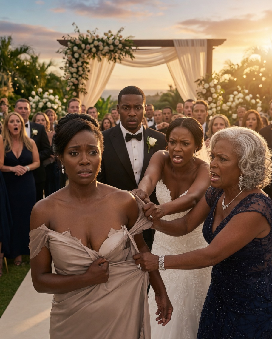 My sister-in-law had always hated me, calling me “poor trash” and “a useless parasite.” But at her wedding, she screamed that her one-million-dollar diamond ring was missing and pointed straight at me. Before 200 guests, she and my mother-in-law lunged forward and tore at my dress while my husband watched in silence. I didn’t cry. I called my father and whispered, “Dad, destroy them.” - True Stories
