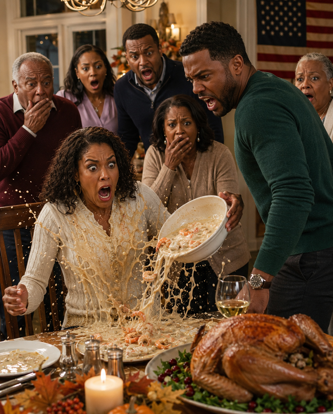 My Brother Mocked My Seafood Allergy At Thanksgiving And Pushed Crab Soup In My Face—But Seconds Later, His Own Secret Poison Trap Made Everyone Scream... - FG News