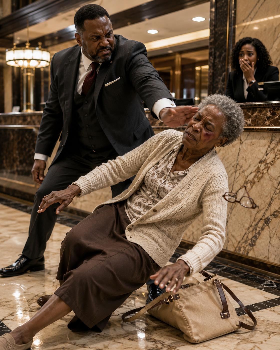 The arrogant bank manager struck my frail mother and threw her out into the cold streets because of her worn-out clothes. He and the teller laughed, thinking they had bullied a homeless woman. They didn't know I own this very institution. When I returned with the state police, their arrogant smiles instantly turned into sheer terror... - Purposeful Days