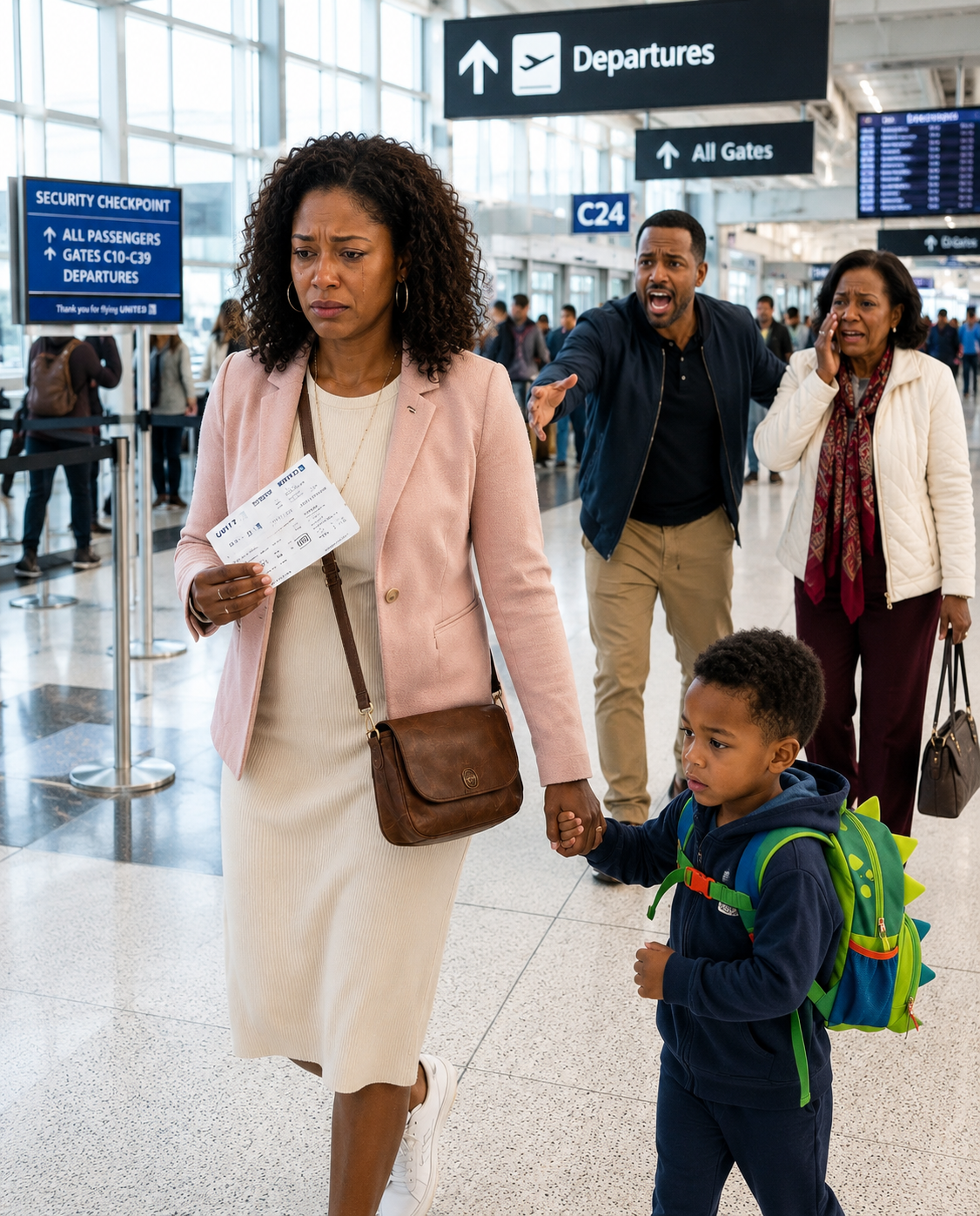 At a family dinner, my husband chose his relatives over me and told me to apologize or leave. So I left—with our son, our passports, and two one-way tickets. By the time they realized we were gone, I had already sent the proof that ruined their lies.