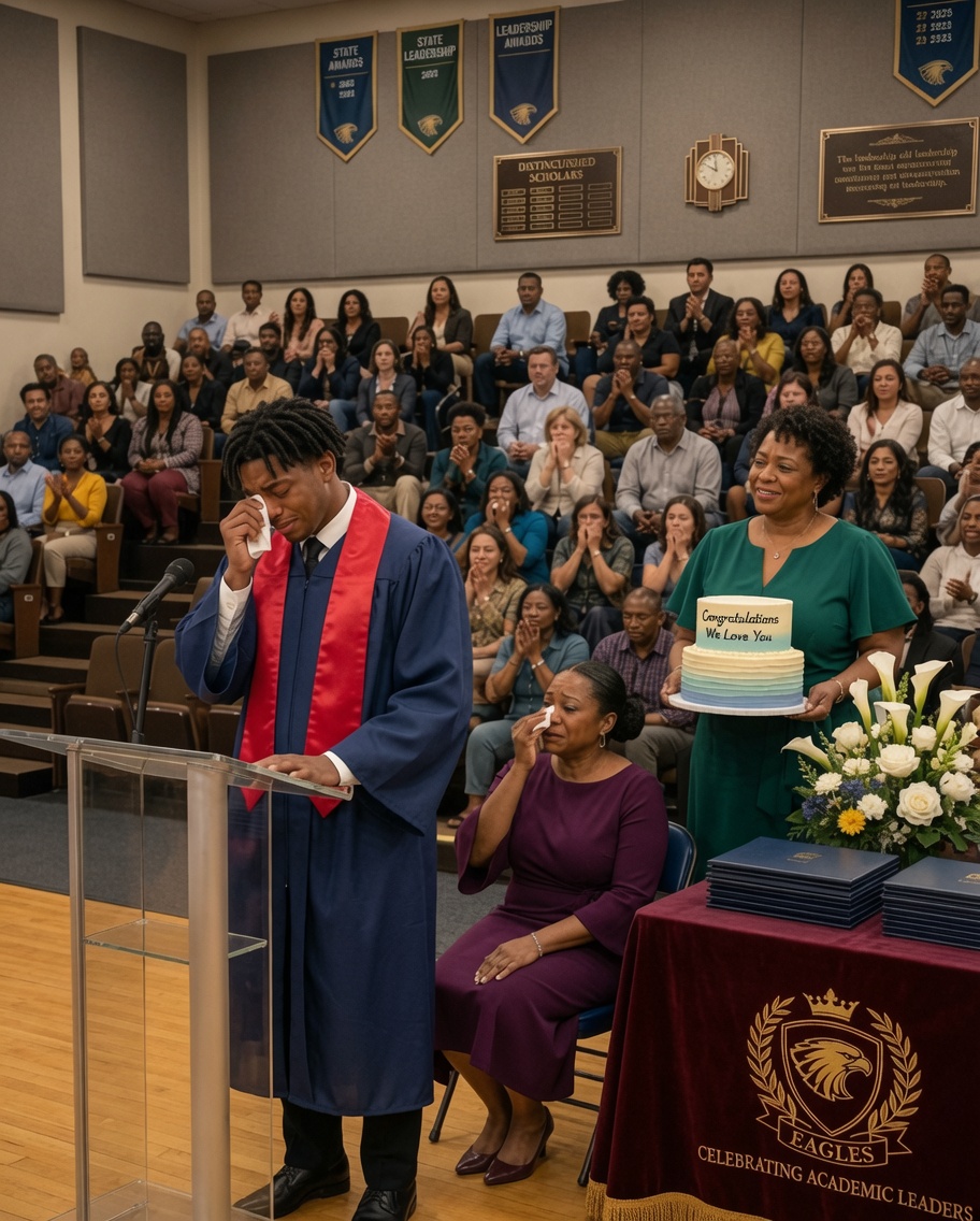 “My Sister Called Herself His ‘Real Mom’ At My Son’s Graduation — But When He Opened That Old Yellow Blanket On Stage, The Entire Gym Learned Who Truly Raised Him” 012