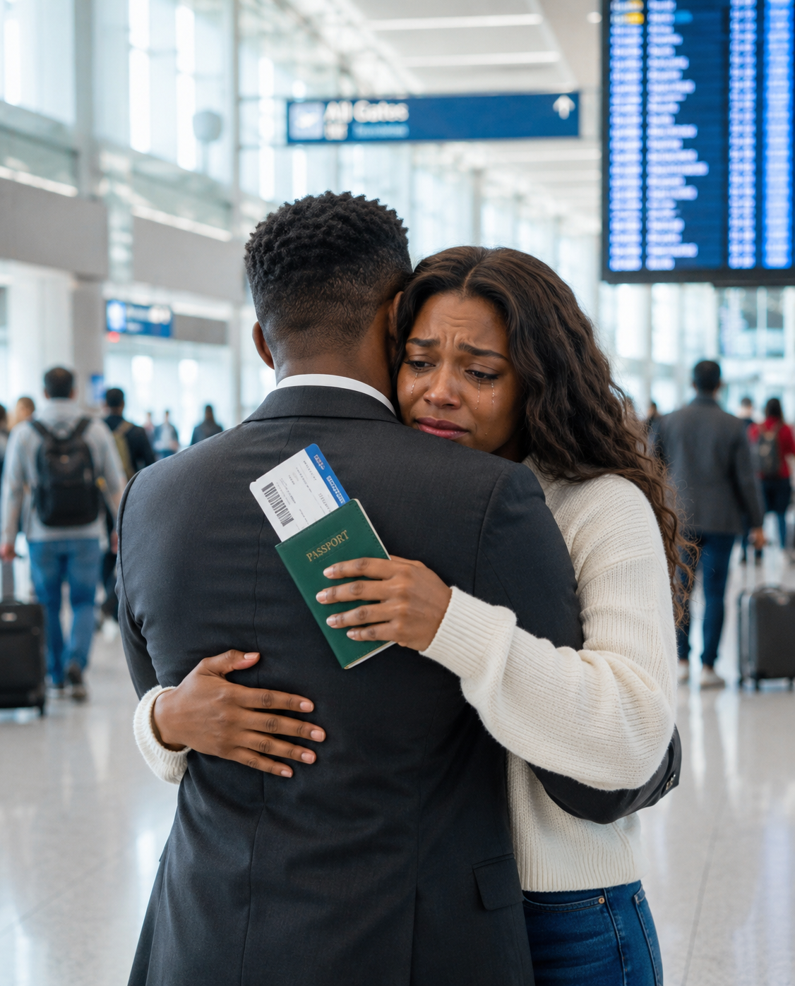 I cried when I took my husband to the airport in Chicago because he was “leaving for two years to Seattle”… but when I returned home, I transferred $650,000 to my personal account and filed for divorce.