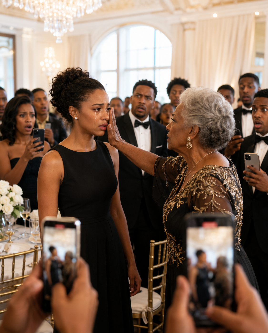 During my husband’s birthday dinner, my mother-in-law exploded: “That house belongs to us!” As soon as I said “No”… she sʟᴀᴘᴘᴇᴅ me ʙʀᴜᴛᴀʟʟʏ in front of 150 guests.