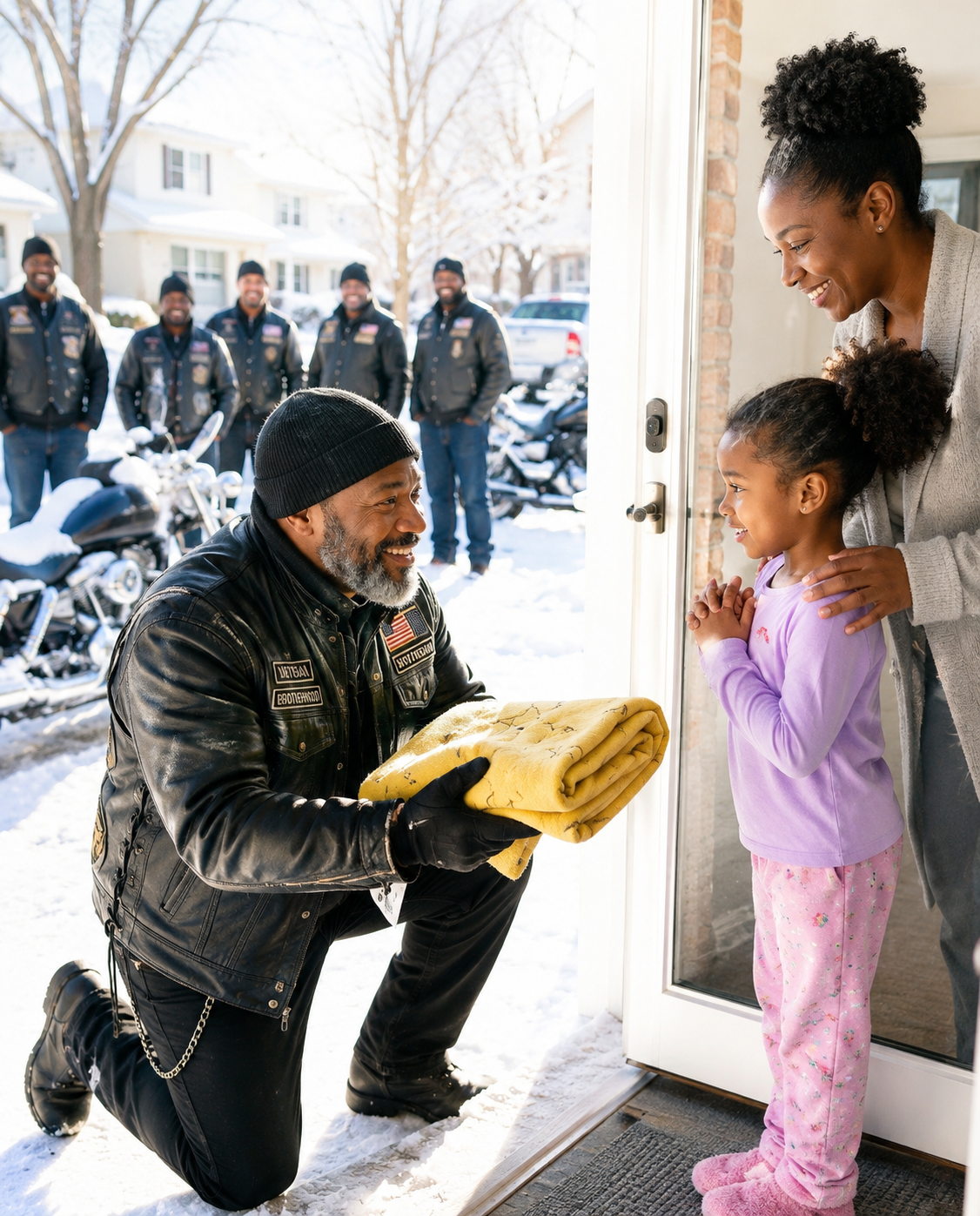 A Child Saved a Frozen Biker. Then His Brotherhood Came to Her Door-aurelia