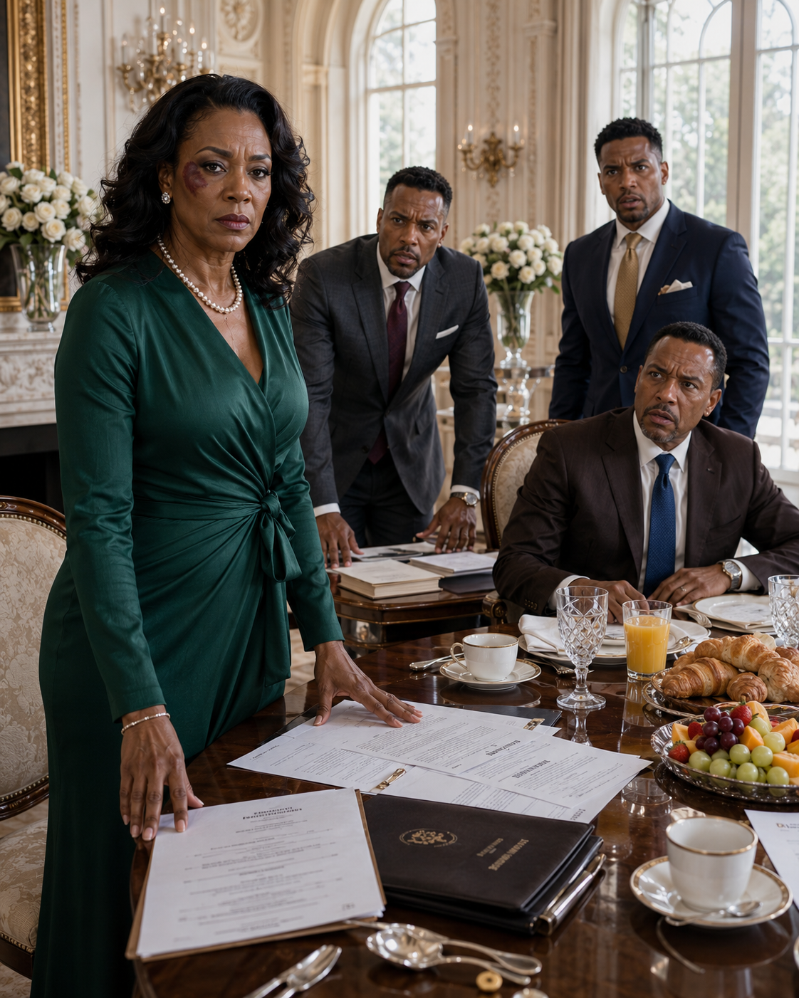 After my son hi:t me for refusing to pay his gambling debts, I didn’t shed a tear. The next afternoon, I roasted a prime rib, polished his late father’s polished his late father’s crystal glasses, and set the dining room to perfection.
