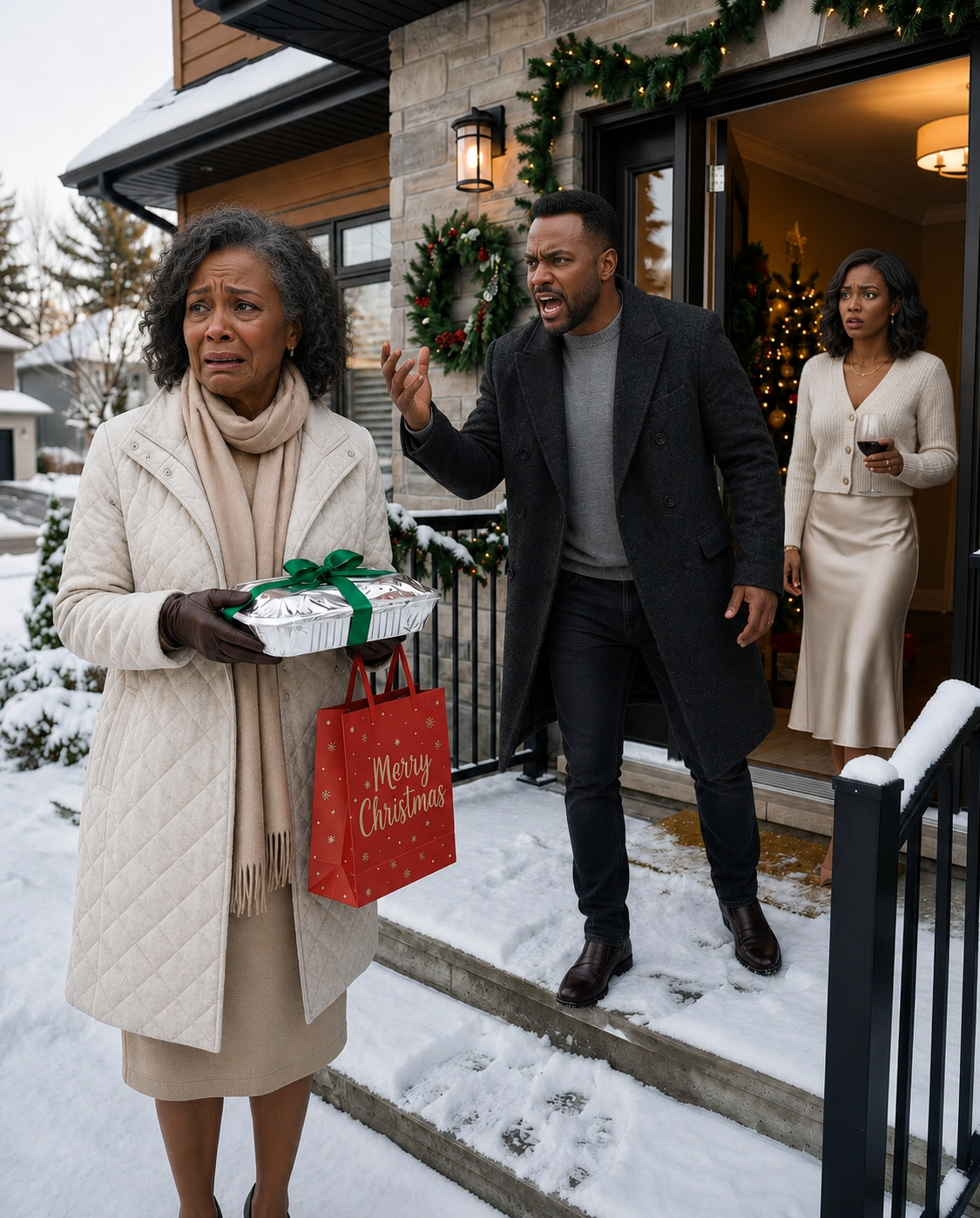 At Christmas, My Son Looked Me in the Eye and Said, “Wrong House.” Later That Night, I Heard Him Laughing on the Phone About Me: “Money Can’t Buy Her a Spot Here.” I Stayed Silent, Cut Off Every Transfer, and Woke Up to 25 Desperate Missed Calls.