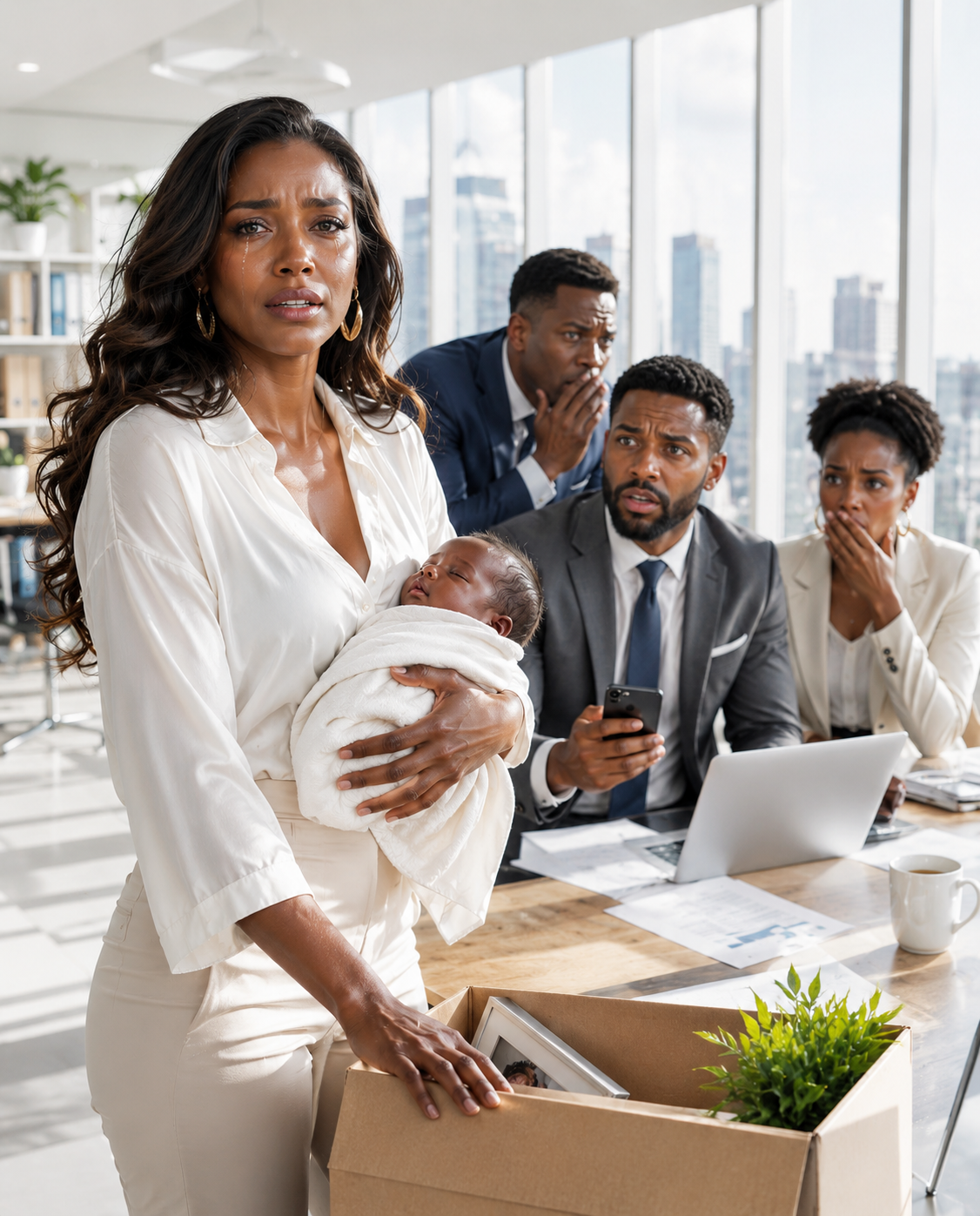 I showed up to my divorce hearing carrying my 12-day-old baby girl14-008