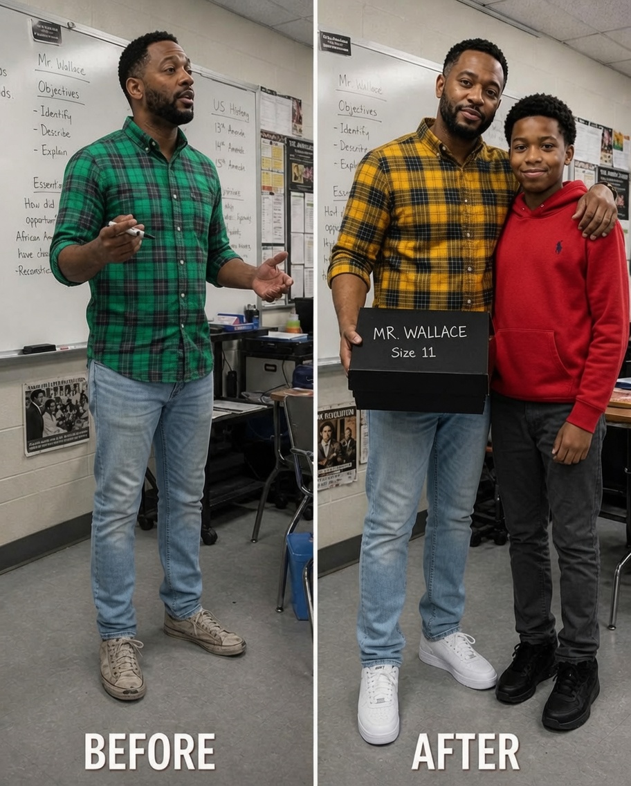 MY 14-YEAR-OLD SON SPENT HIS LAST MO.NEY BU.YING NEW SNEAKERS FOR HIS HISTORY TEACHER — THE NEXT MORNING, AN OFFICER CAME TO OUR DOOR AND SAID, “YOU MAY NOT KNOW WHAT YOUR SON DID.”