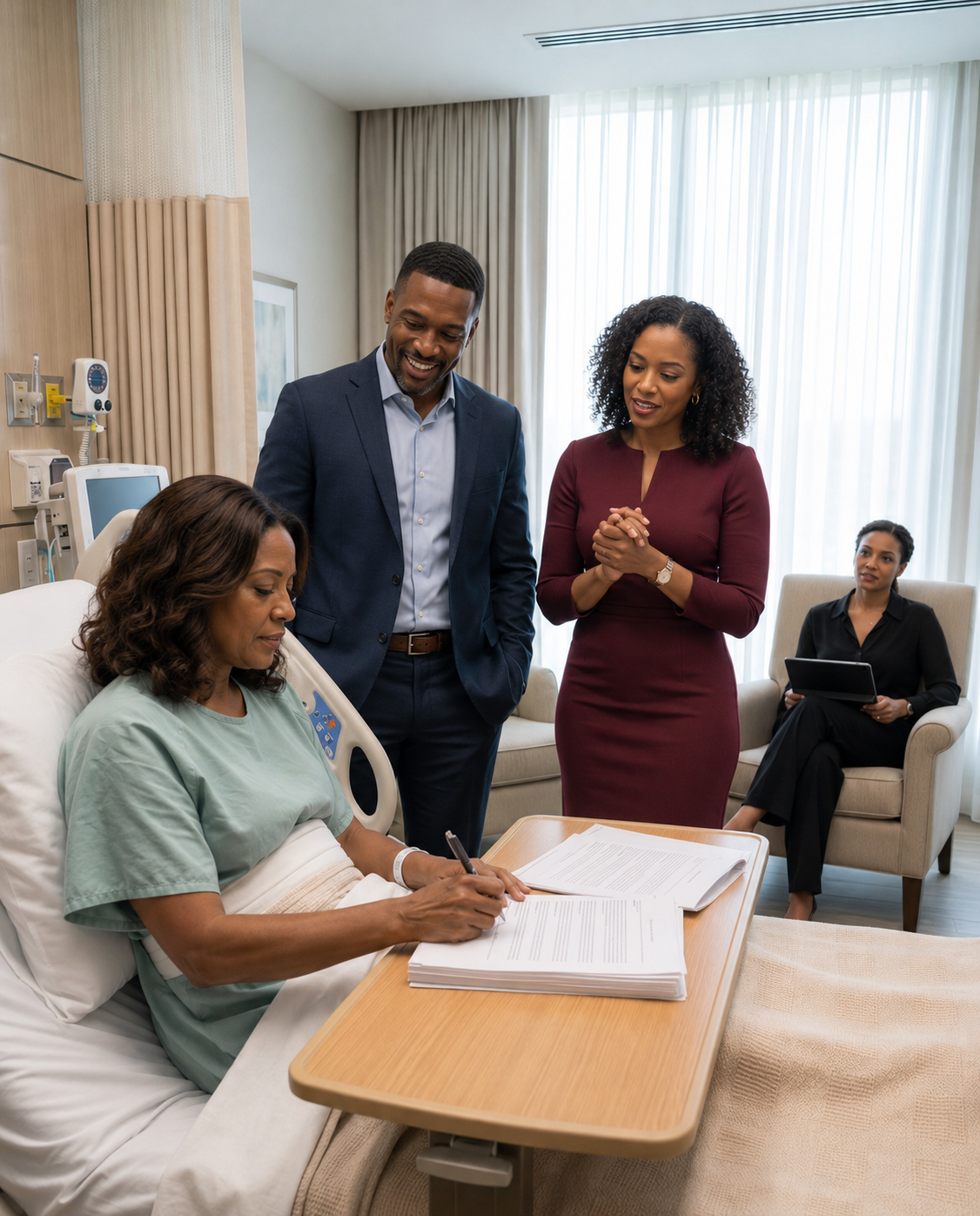 After The Surgery, My Husband Thought The Anesthesia Would Leave Me Unable To Fight Back. He Brought His Mistress Into My Recovery Room, Stood Beside My Hospital Bed, And Discussed How They Planned To Take Everything That Belonged To Me. They Mistook My Silence For Defeat. What They Didn’t Know Was That Every Word They Said Was Being Recorded.