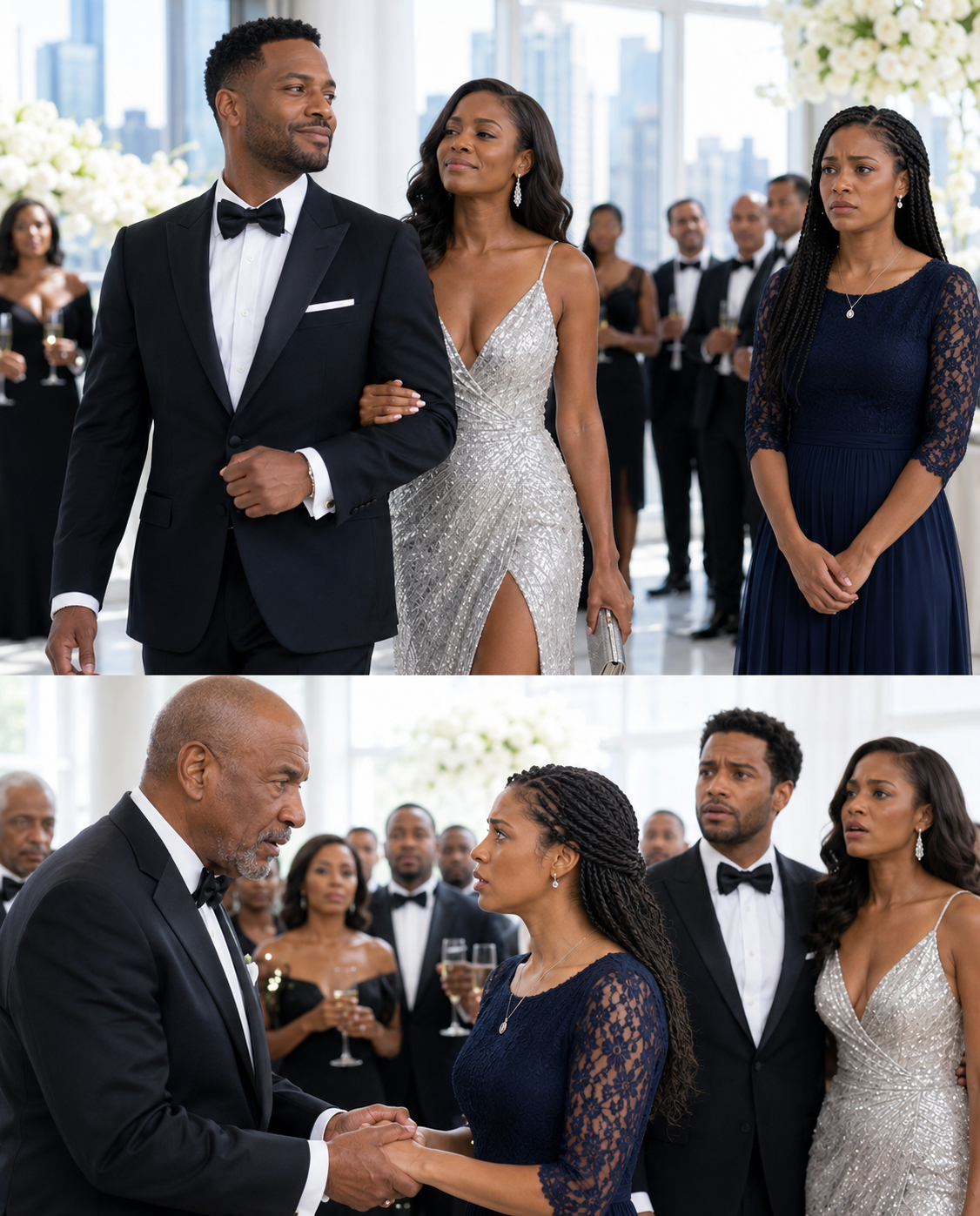 My Husband Tried To Hide Me At A Billionaire Gala Because He Was Embarras:sed By My “Cheap” Dress. Less Than Ten Minutes Later, The Most Powerful Man In The Room Saw The Necklace Around My Neck—And A Secret Buried For Thirty Years Brought My Husband’s World Crashing Down.