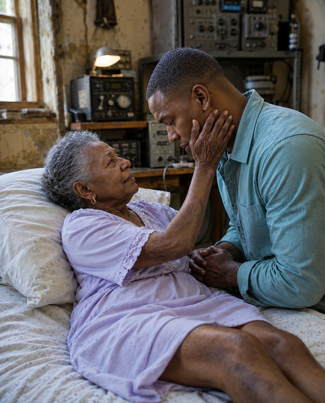 Arriving home unannounced, I discovered my mother l0cked in the windowless basement, fresh, finger-shaped bru!ses gripping her arms. “They won’t stop until it’s all gone,” she wept