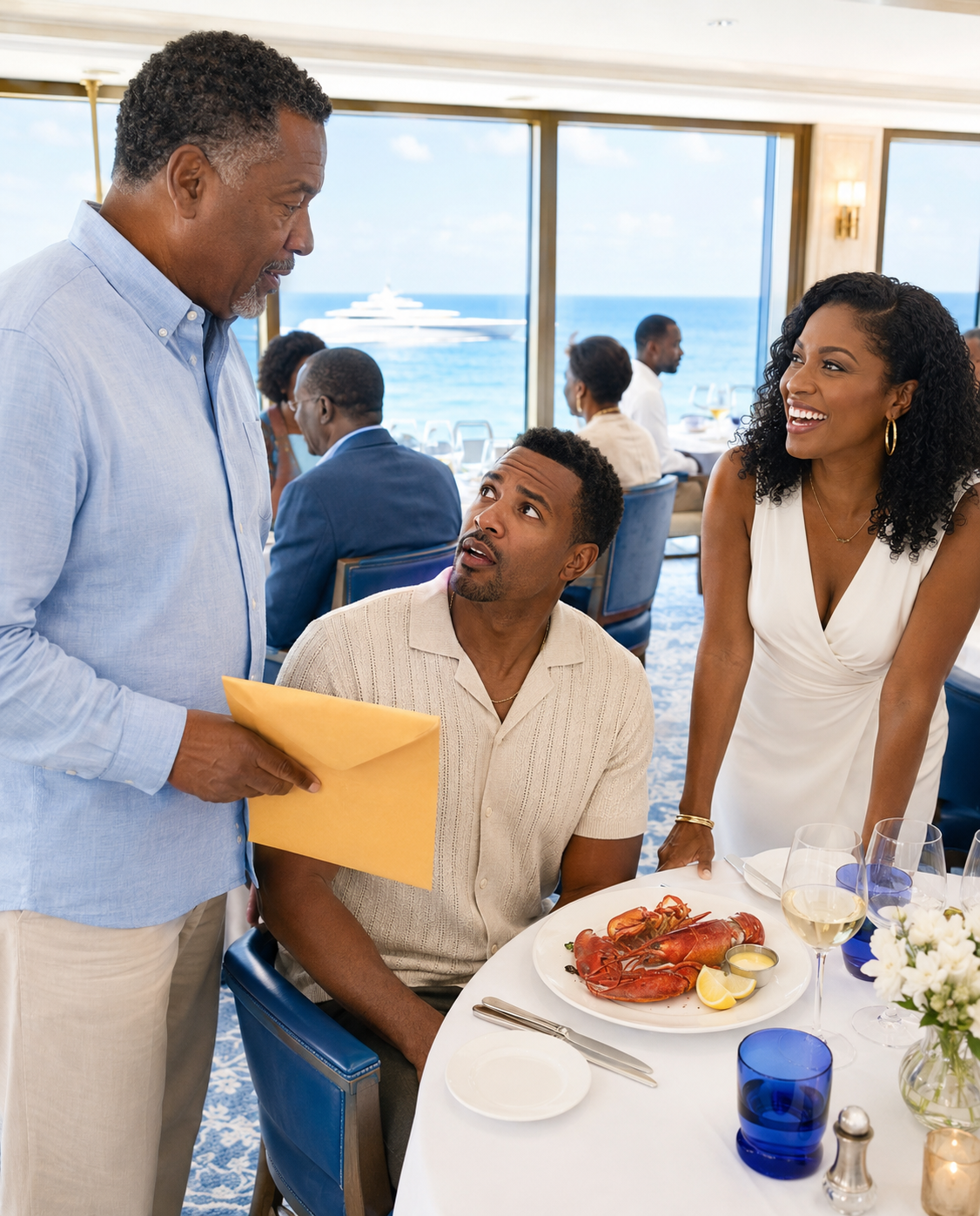 My Son and His Wife Took Their Son on a $20K Cruise, Leaving Their Daughter Home — By Noon, I Was Standing at Their Table.