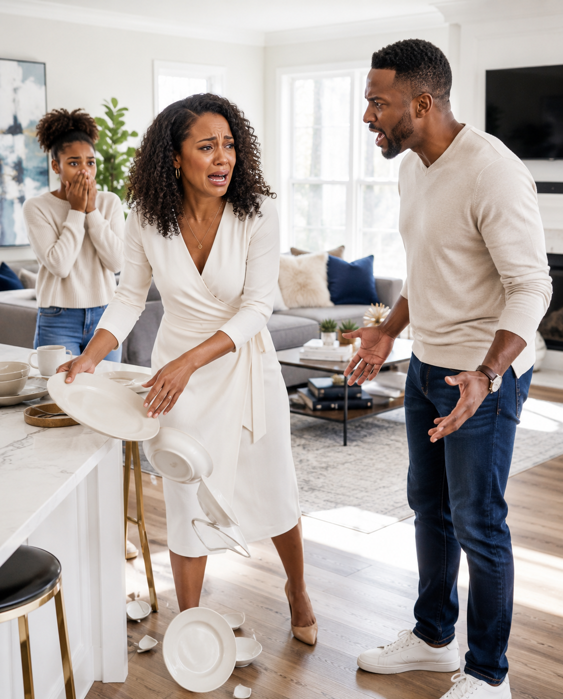 Just two days after our wedding, I refused to serve dinner to my sister-in-law while she sat glued to the TV. My husband exploded, screamed at me, and slappe