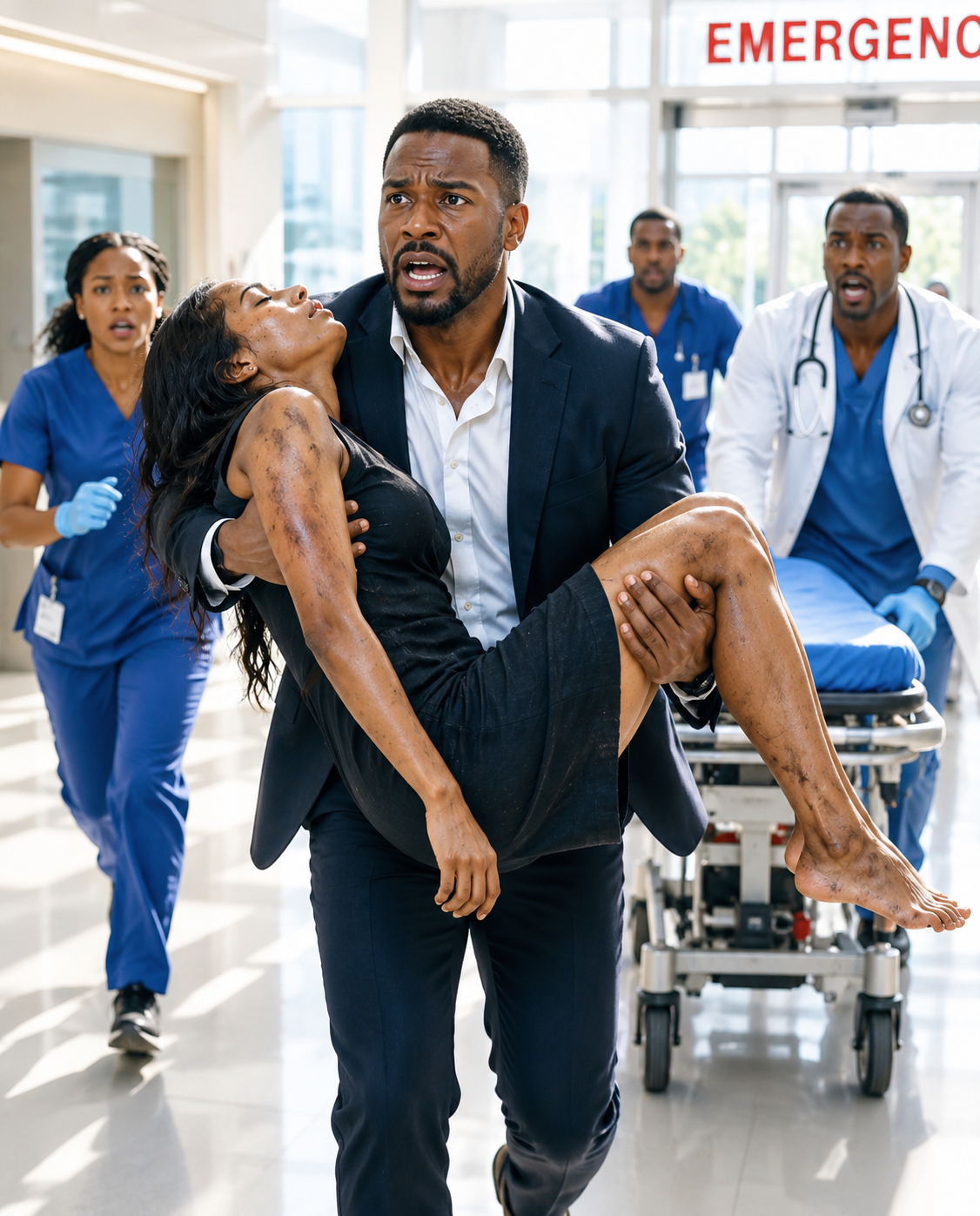 My husband @ʙᴜsᴇᴅ me every day, hiding all the bruises behind locked doors and fake smiles. One night, after I lost consciousness, he carried me to the hospital, trembling but pretending nothing was wrong. “She slipped and fell in the bathroom,” he quickly told the doctor.