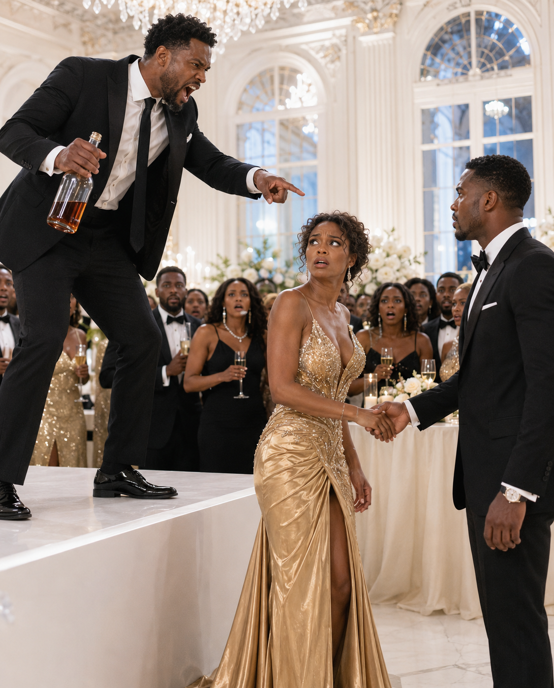 My Drunk Husband Shouted “Who Wants To Trade Wives?” At His Company Gala—But He Panicked When His Boss, My First Love, Calmly Answered, “I’ll Take Her.”…